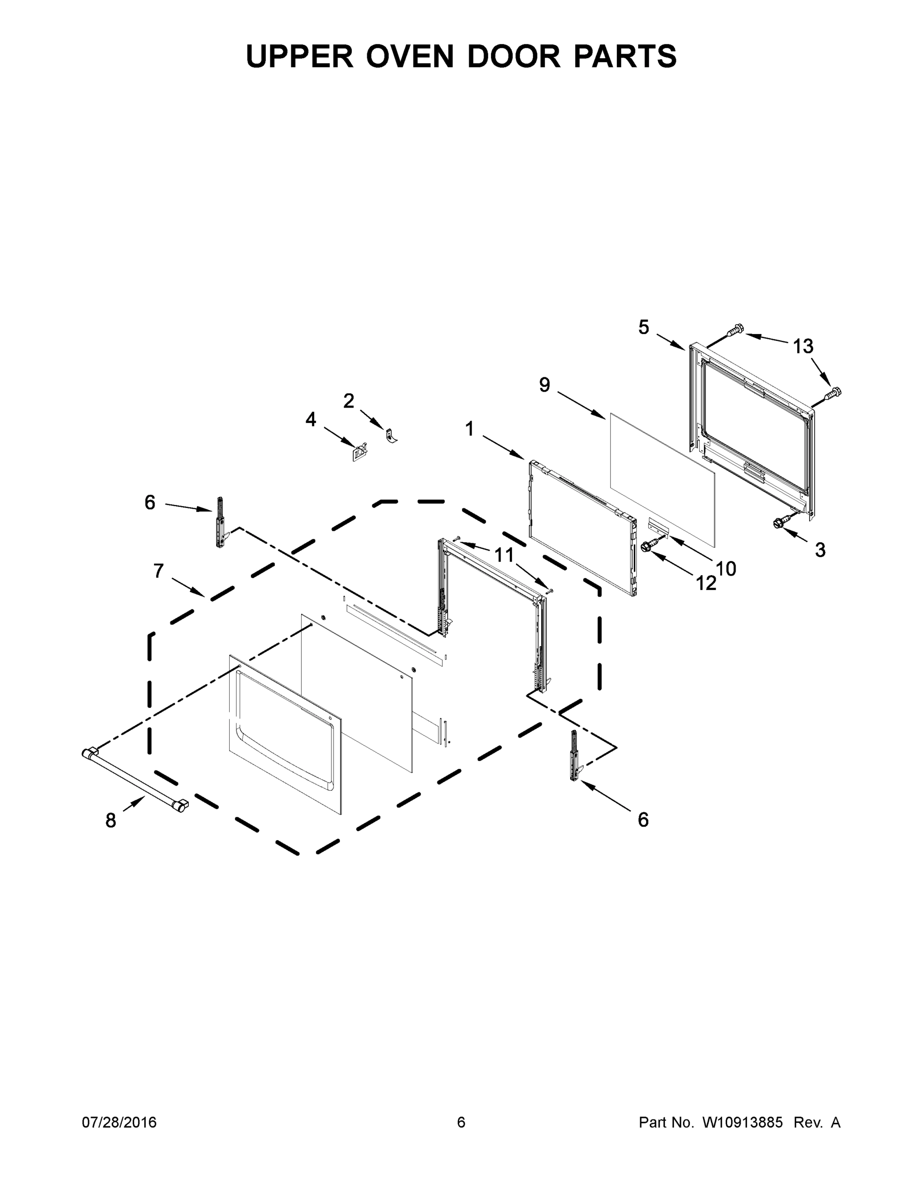 04 - UPPER OVEN DOOR PARTS