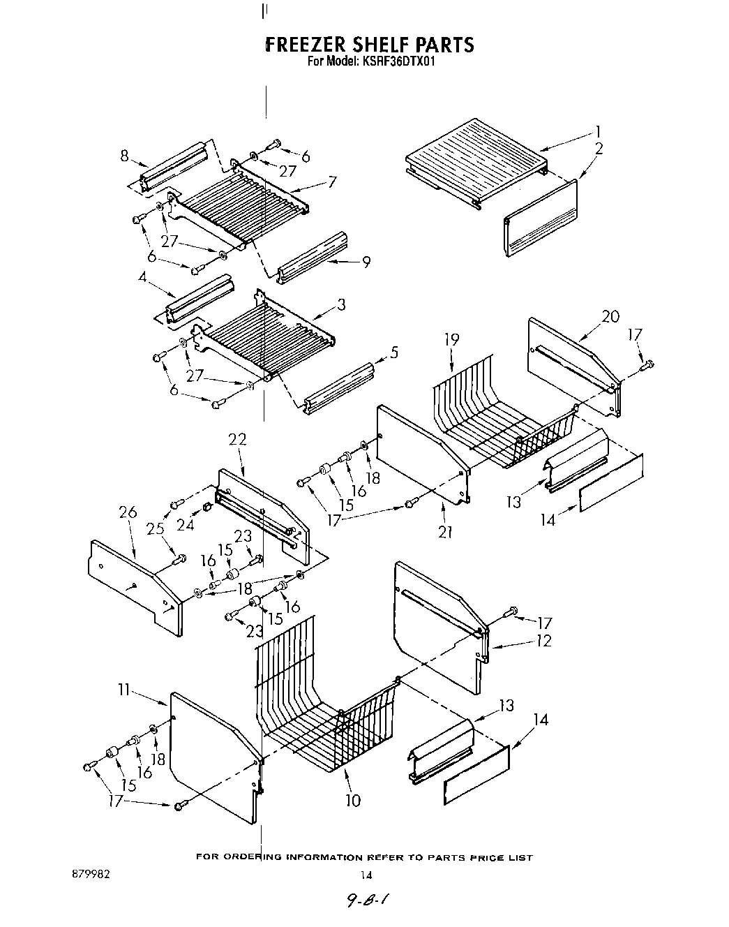 10 - FREEZER SHELF
