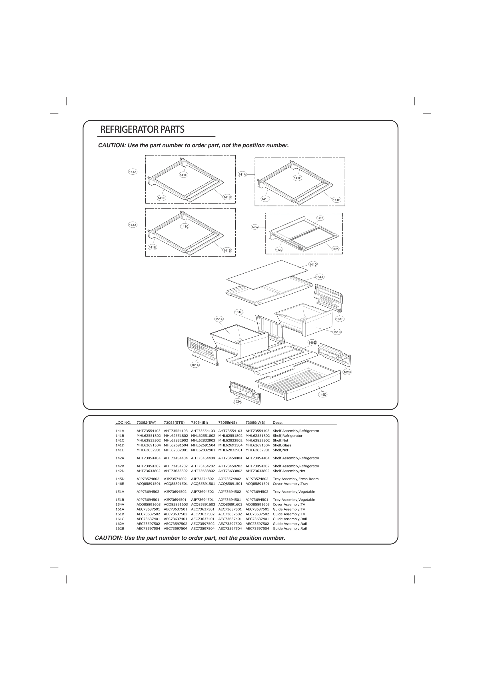 REFRIGERATOR PARTS