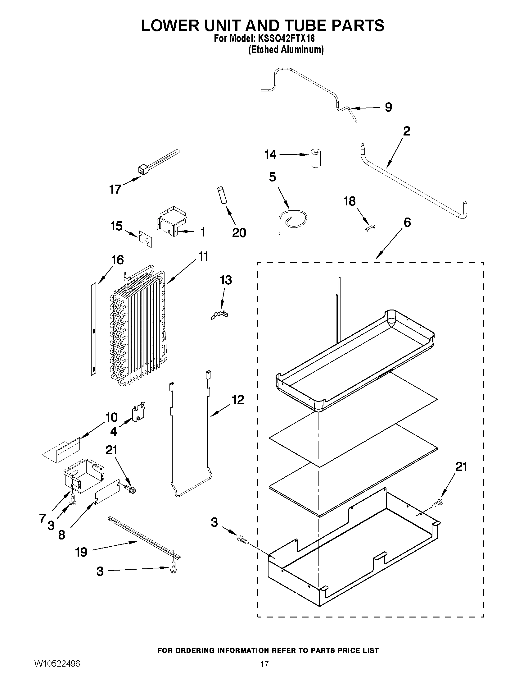 11 - LOWER UNIT AND TUBE PARTS