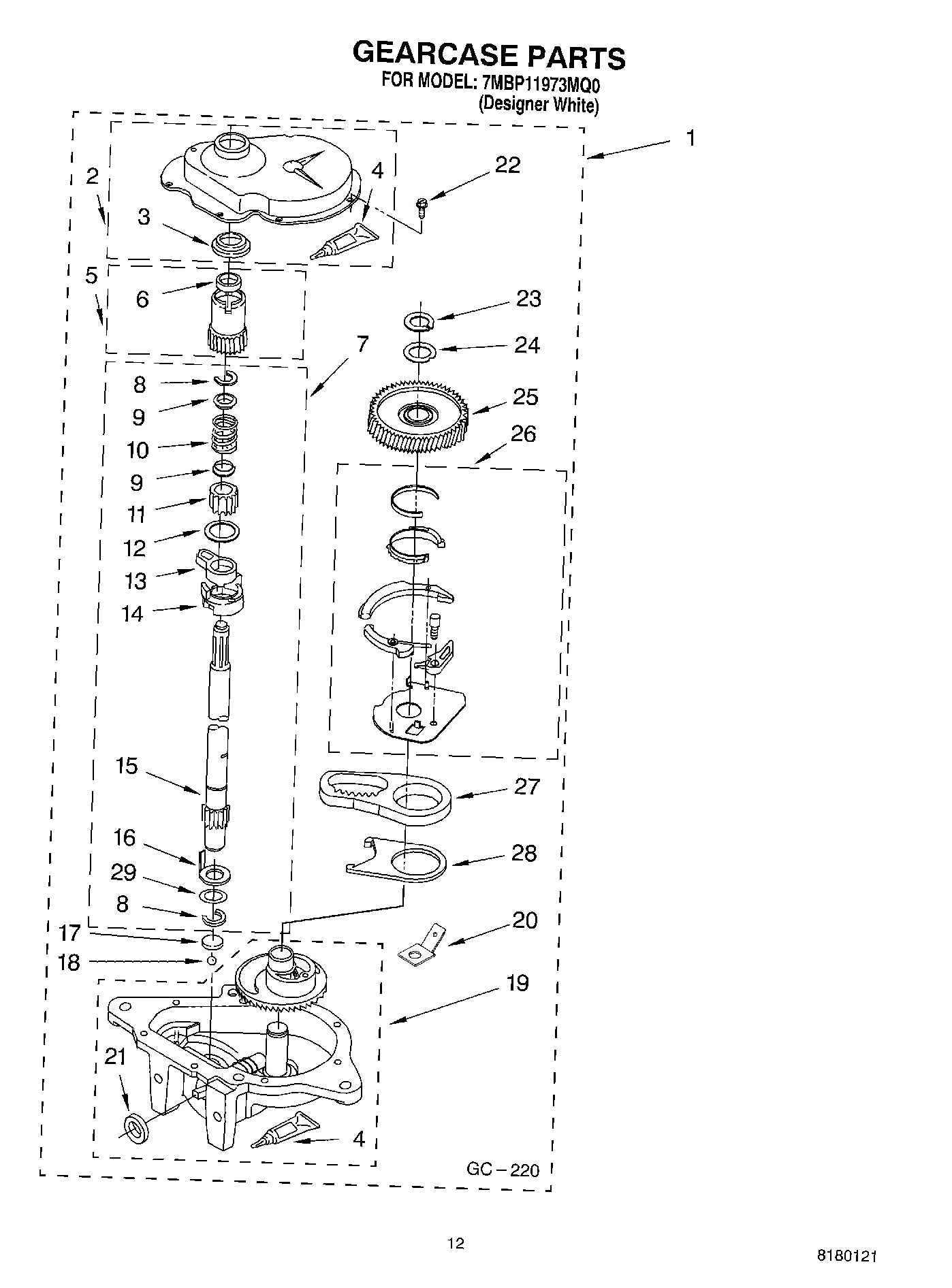 08 - GEARCASE PARTS