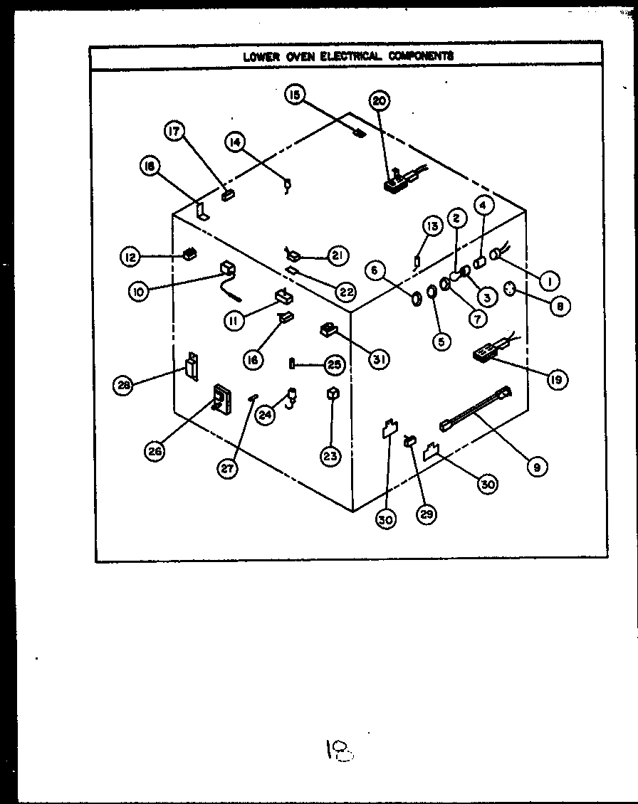 04 - LOWER OVEN ELECTRICAL COMPONENTS