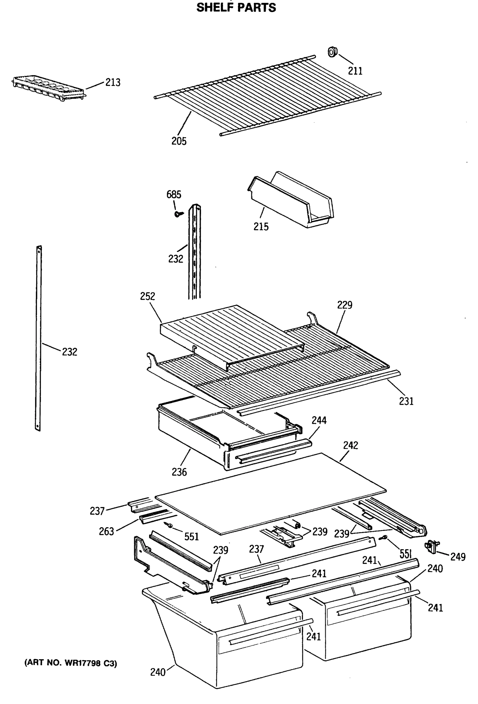 SHELF PARTS