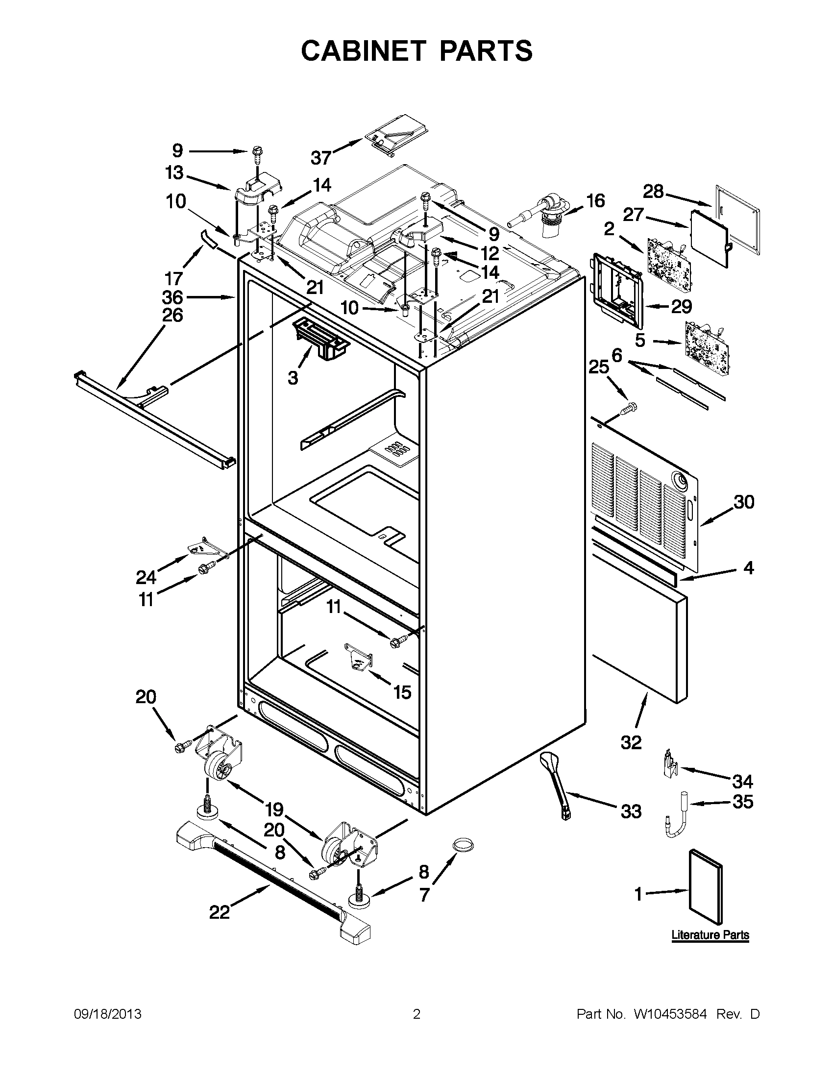 02 - CABINET PARTS
