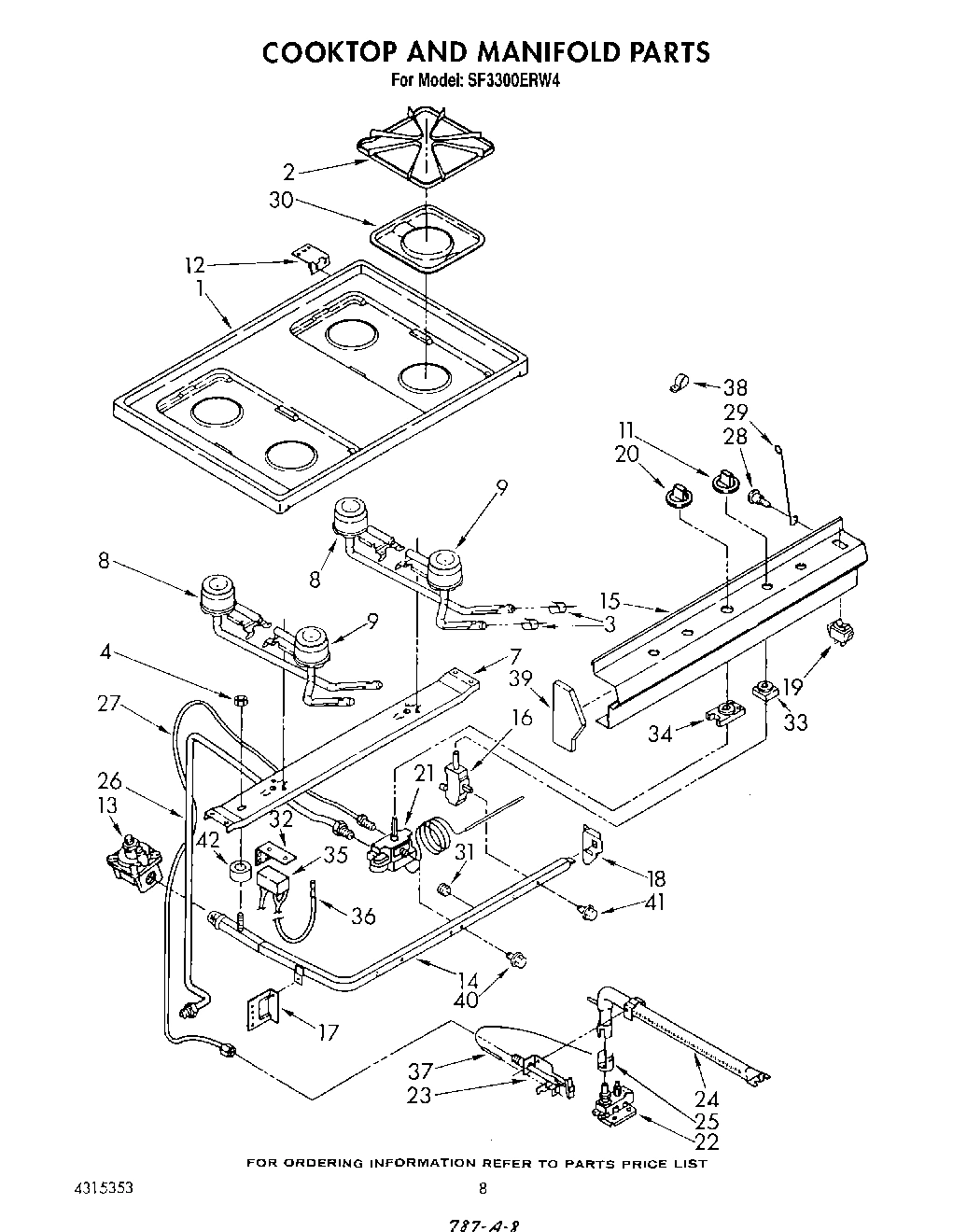 06 - COOKTOP AND MANIFOLD , LITERATURE AND OPTIONAL