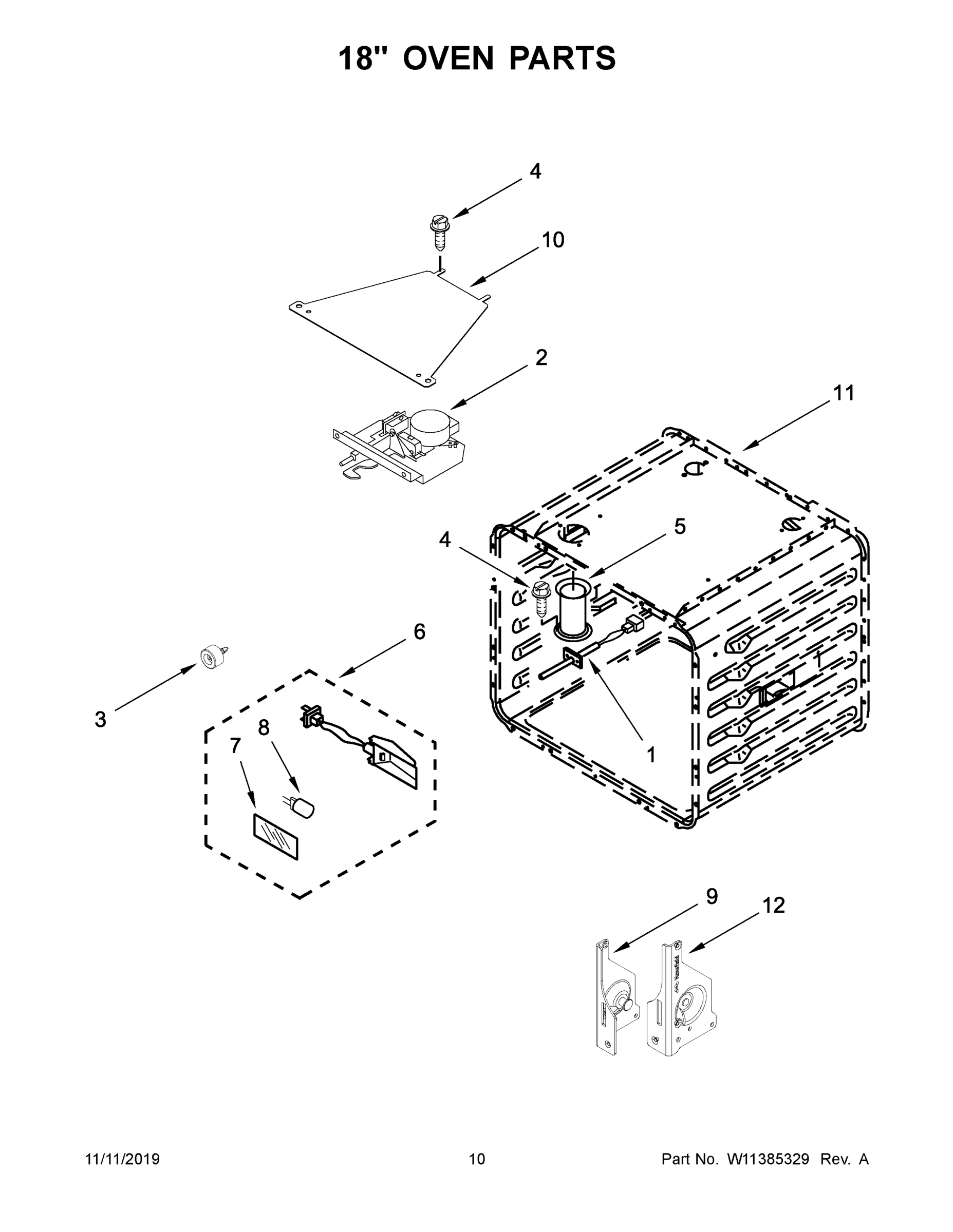 06 - 18" OVEN PARTS