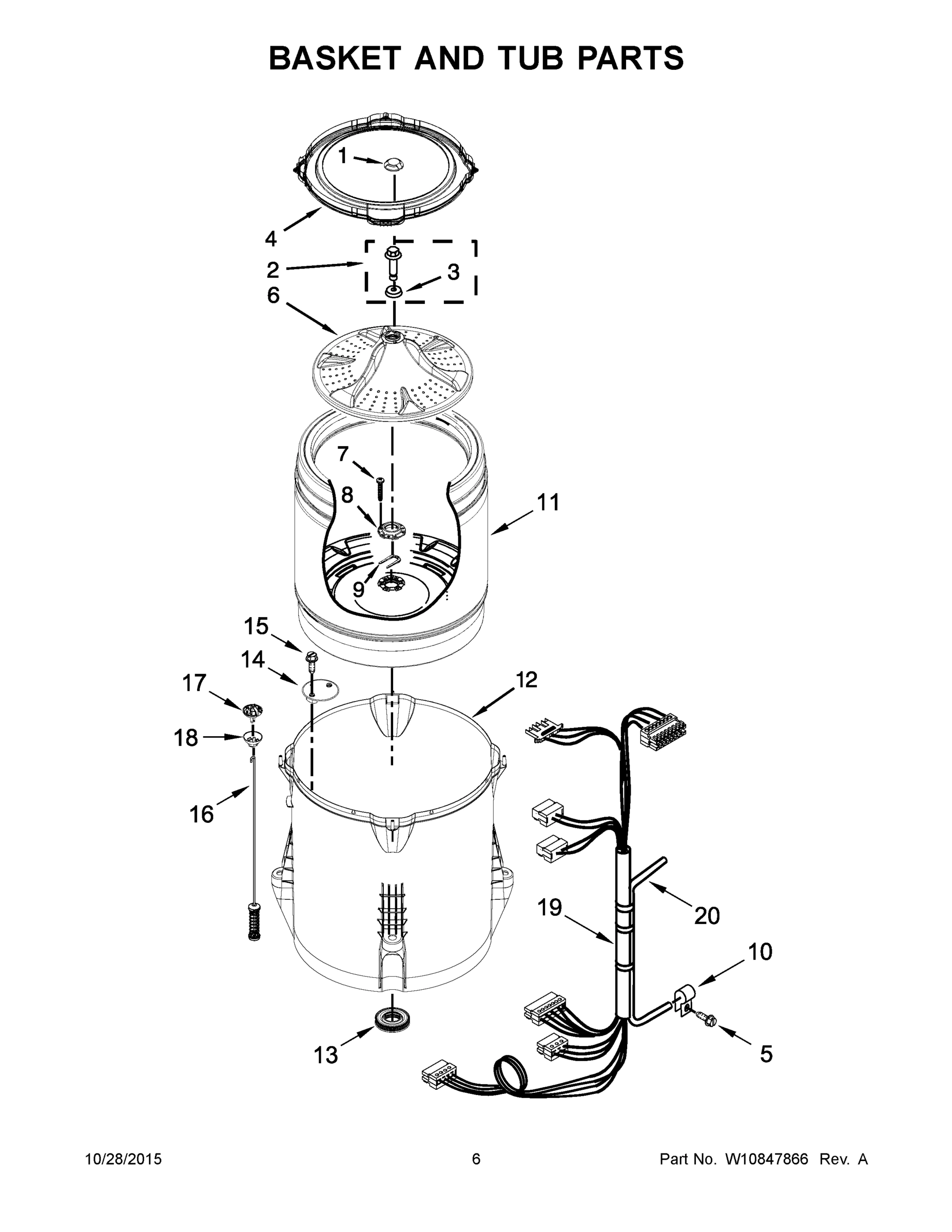 04 - BASKET AND TUB PARTS