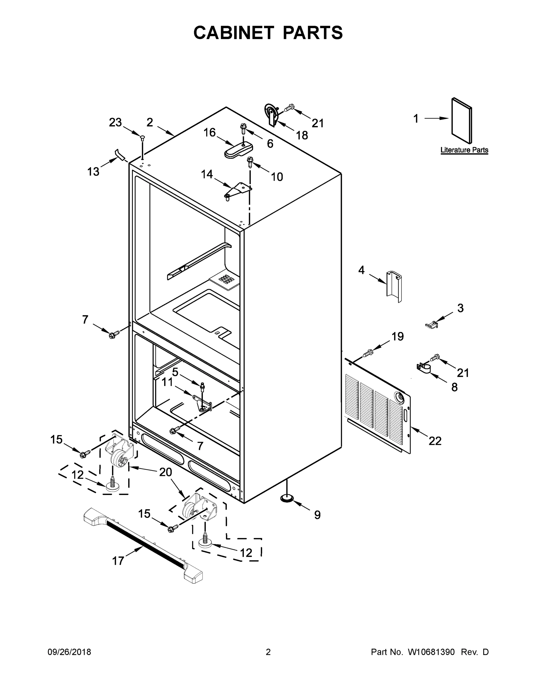 02 - CABINET PARTS