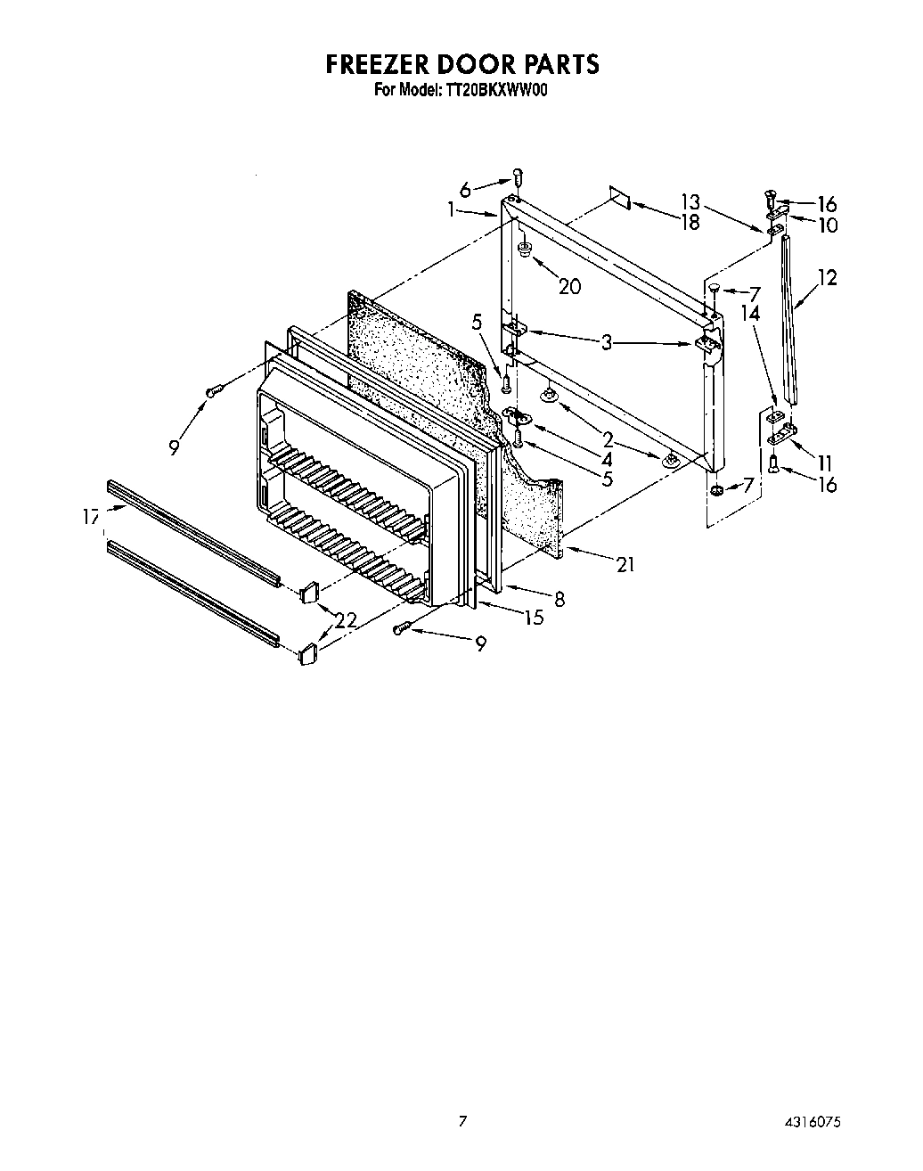 05 - FREEZER DOOR