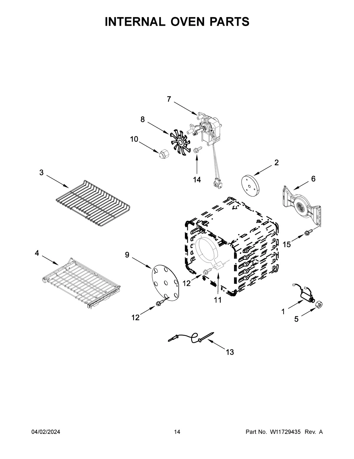 08 - INTERNAL OVEN PARTS