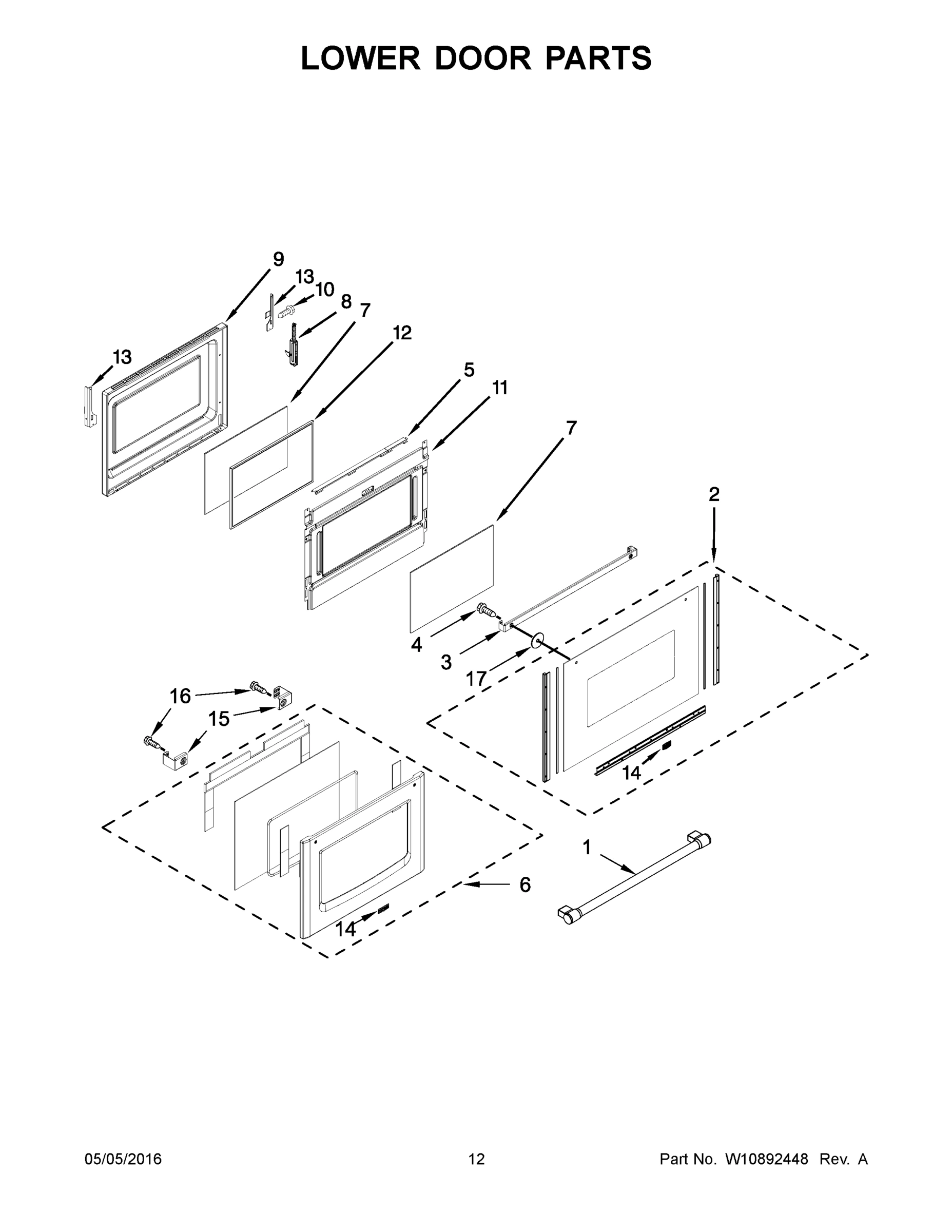 07 - LOWER DOOR PARTS