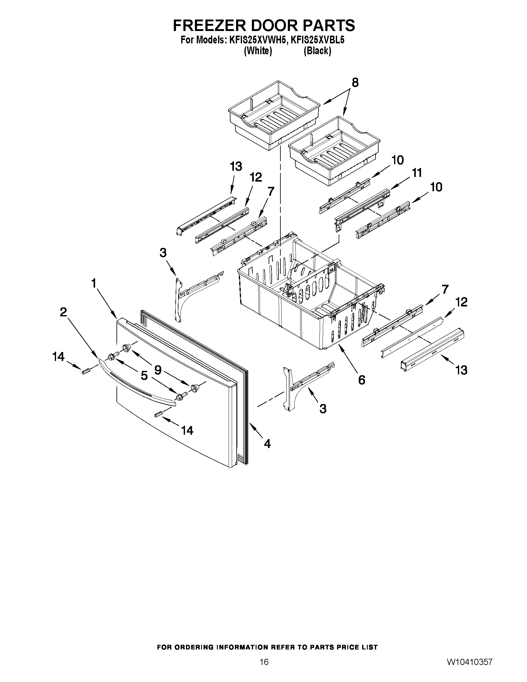 09 - FREEZER DOOR PARTS