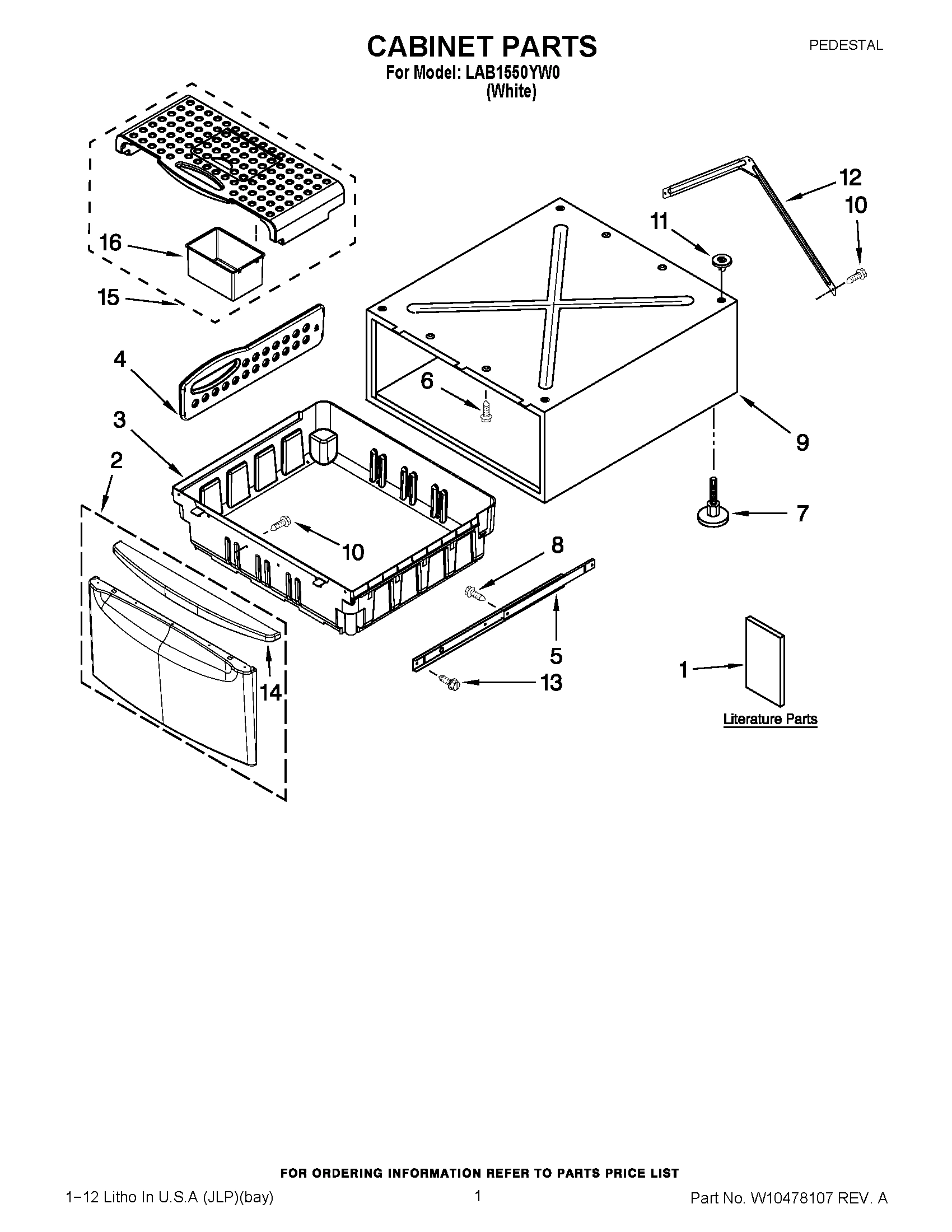 01 - CABINET PARTS