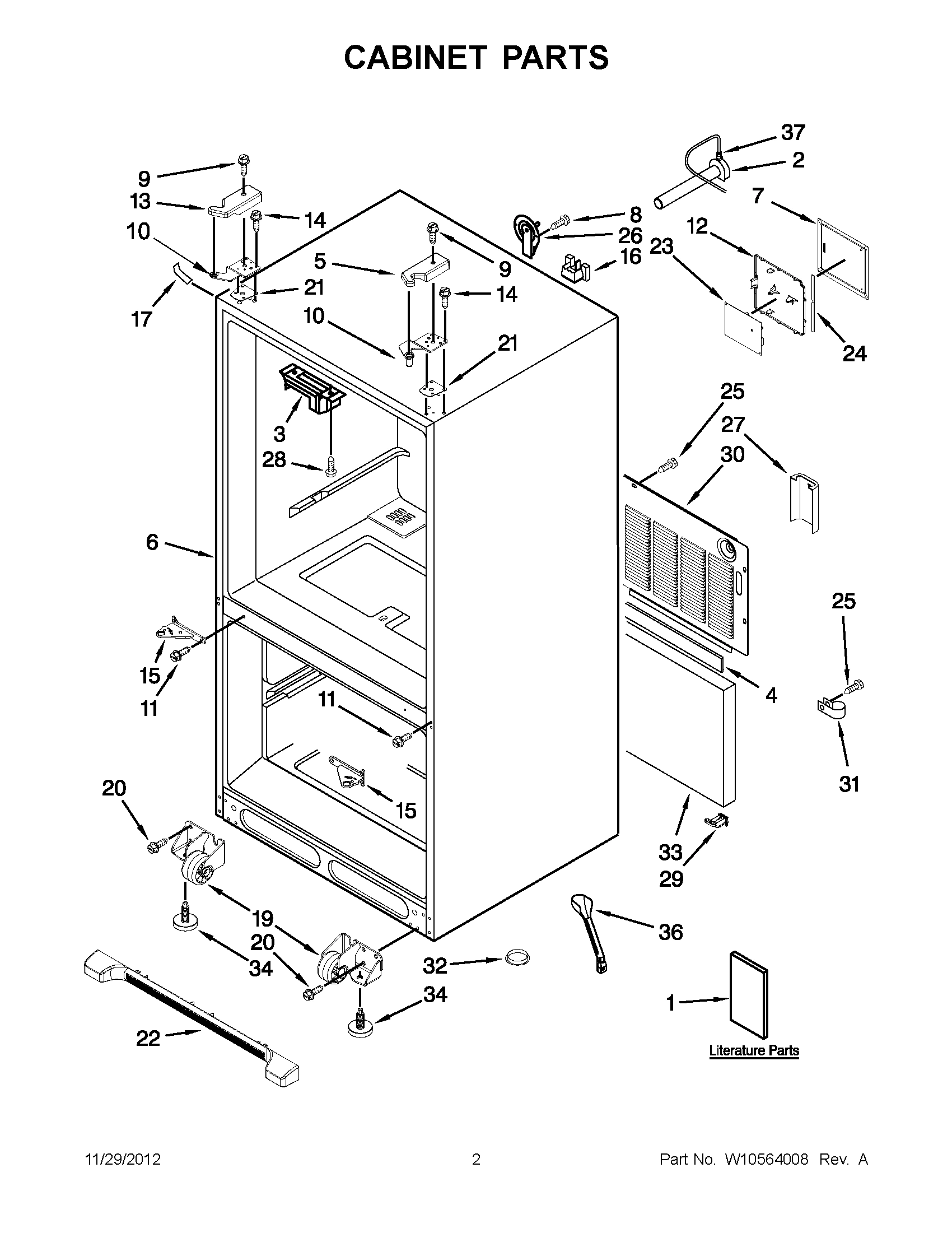 01 - CABINET PARTS