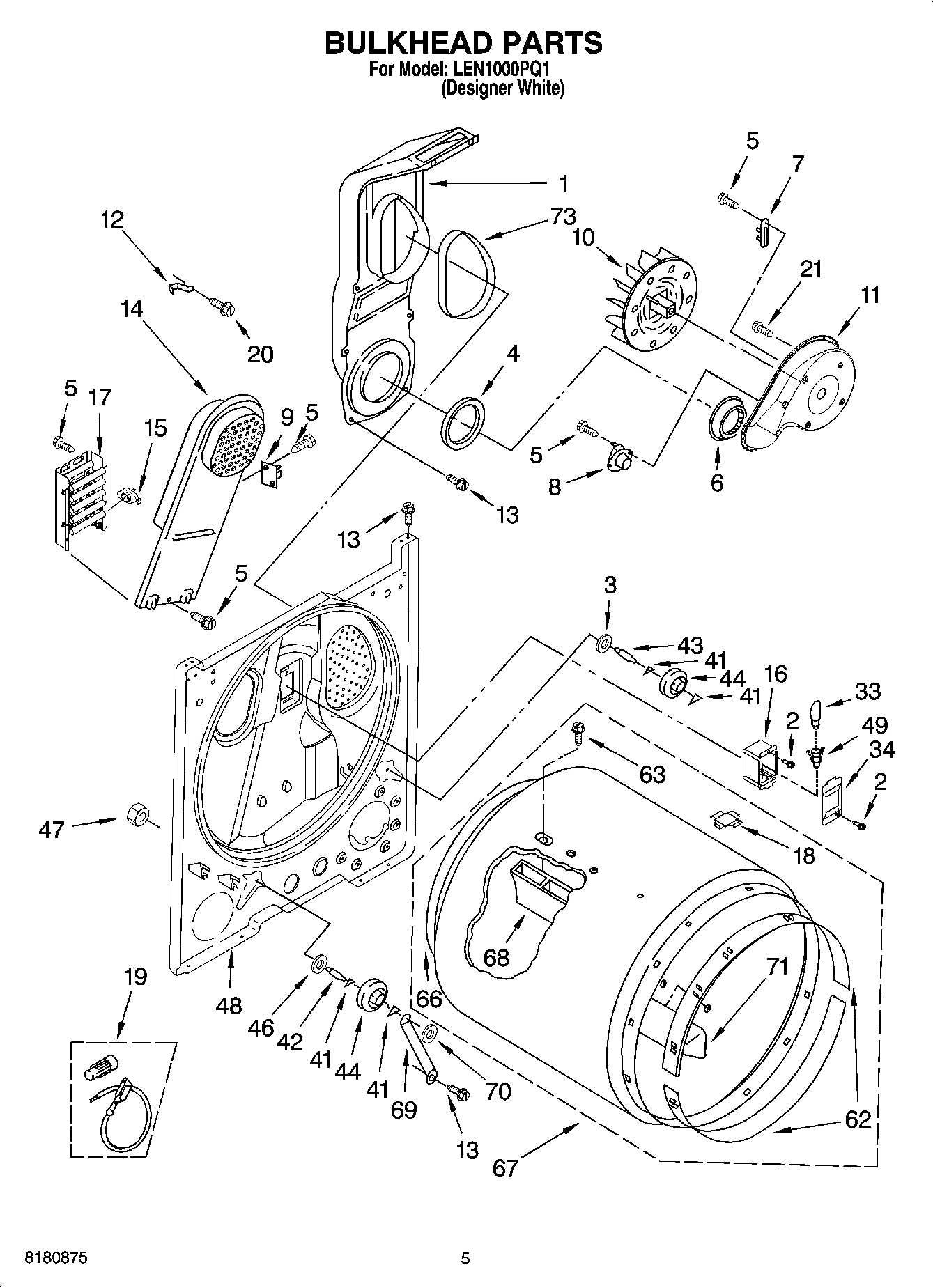 03 - BULKHEAD PARTS, OPTIONAL PARTS (NOT INCLUDED)