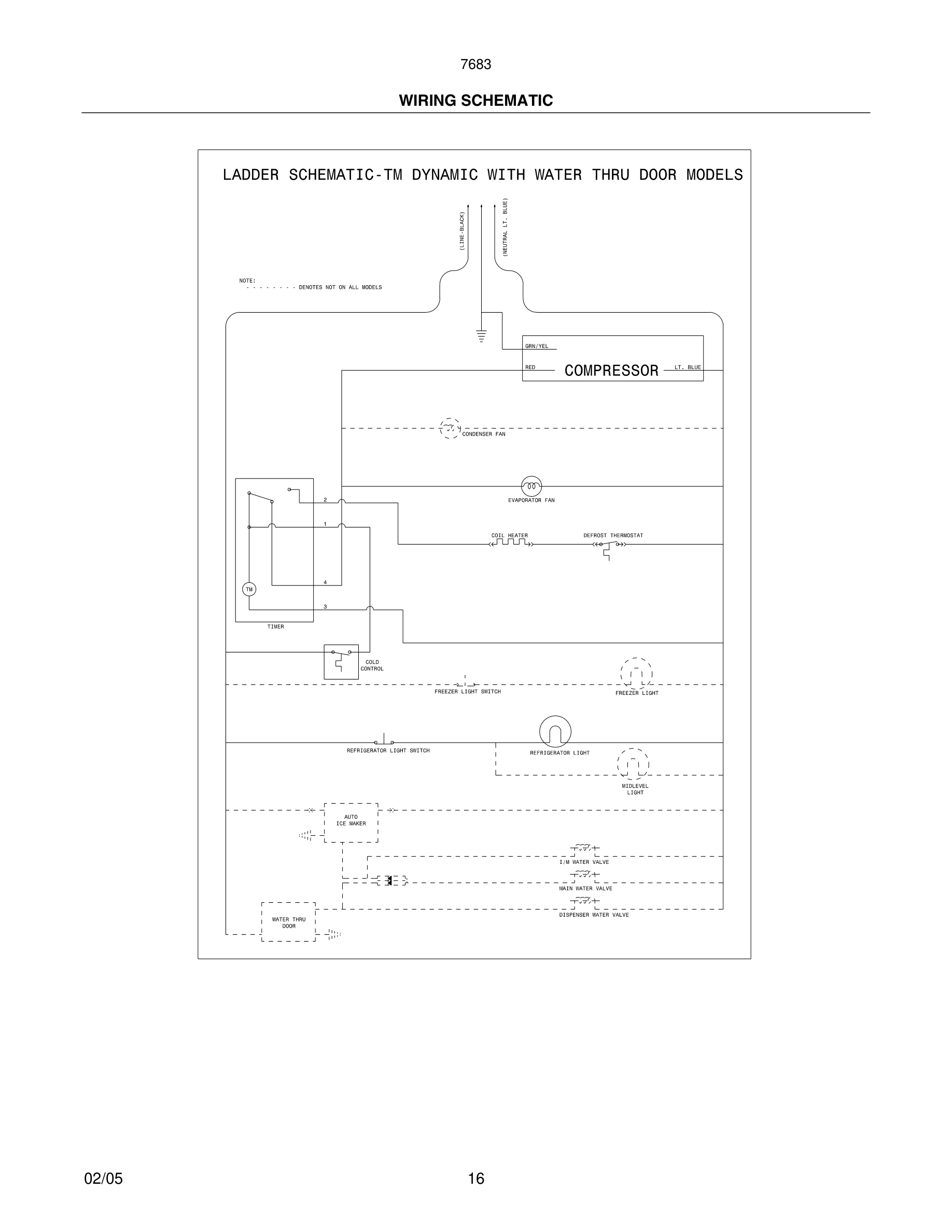 16 - WIRING SCHEMATIC