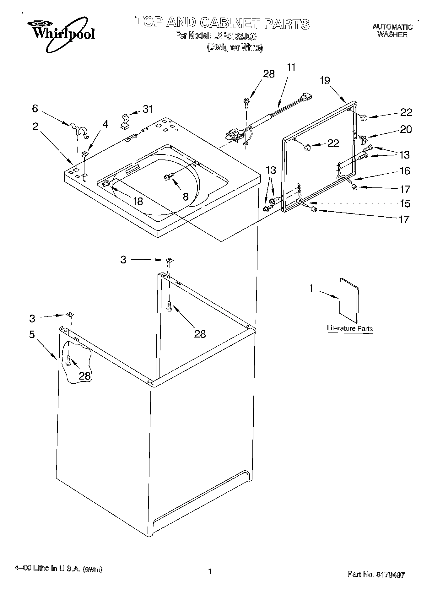 01 - TOP AND CABINET, LITERATURE
