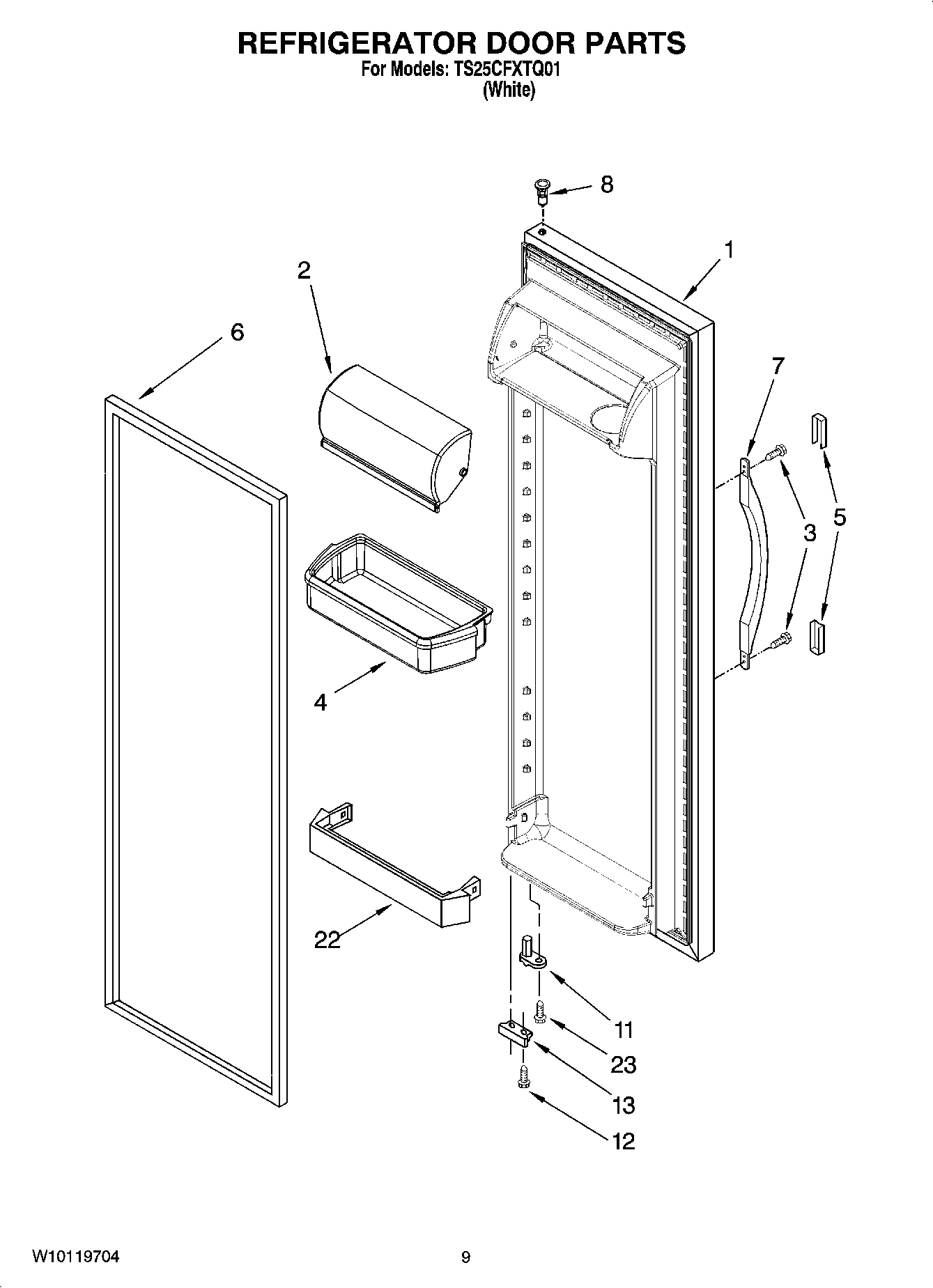 06 - REFRIGERATOR DOOR PARTS