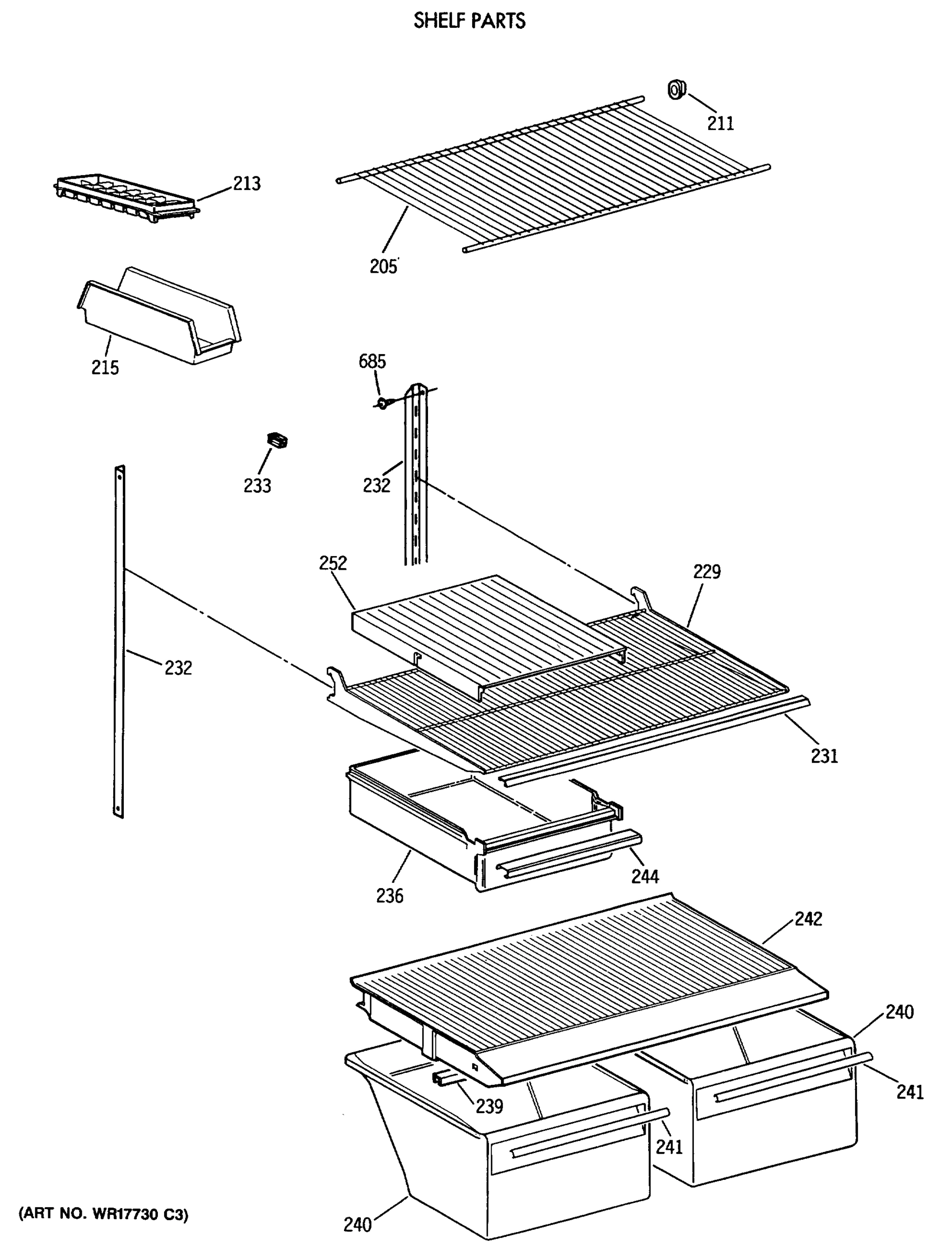 SHELF PARTS