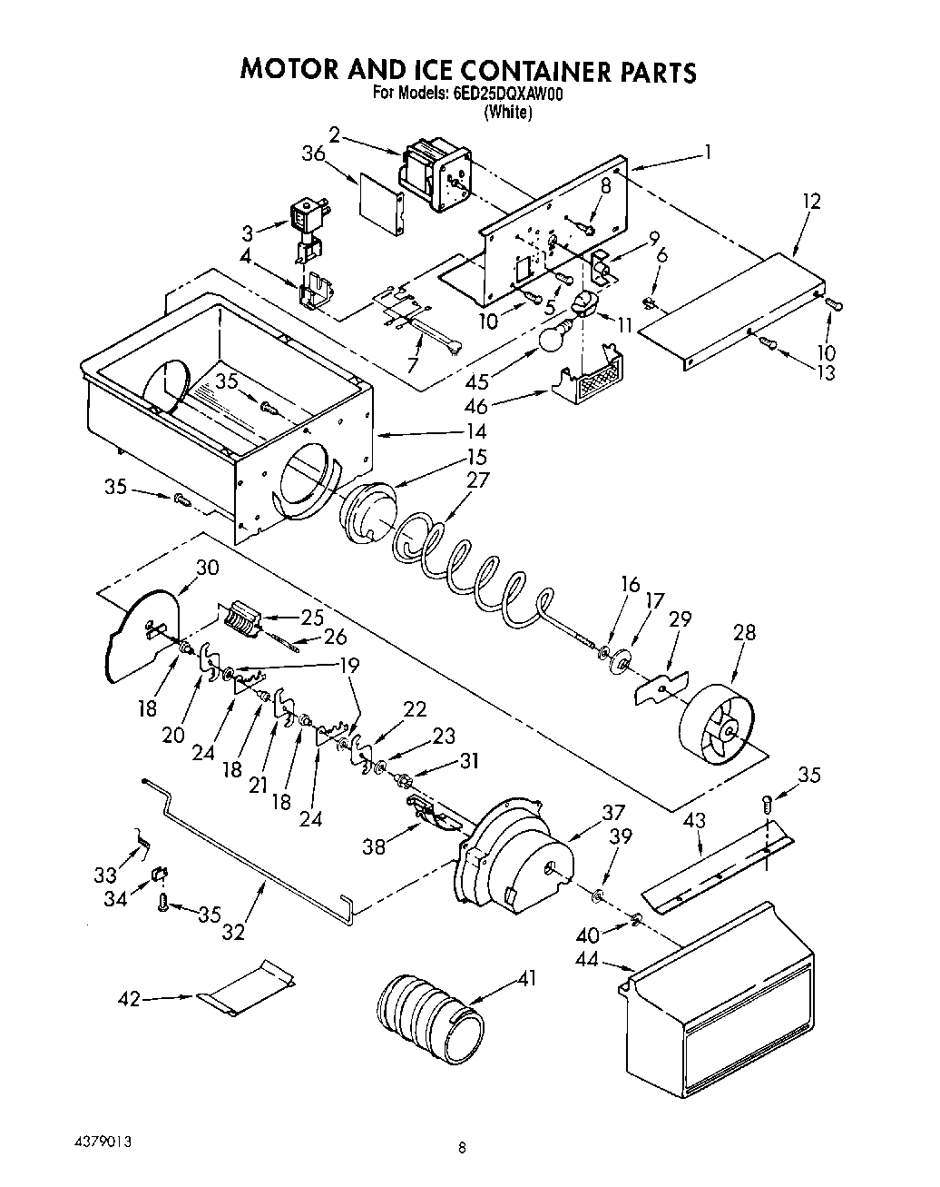 05 - MOTOR AND ICE CONTAINER