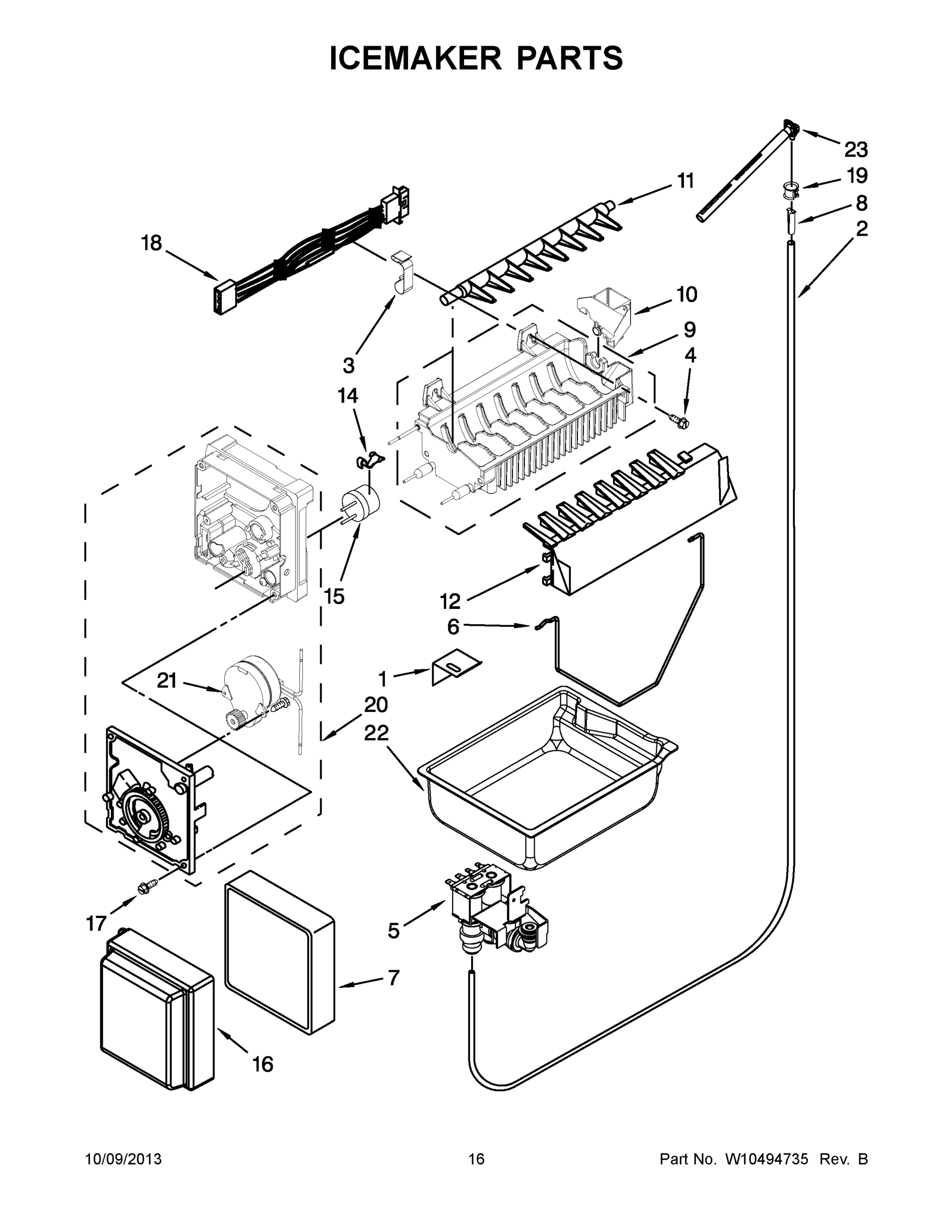09 - ICEMAKER PARTS