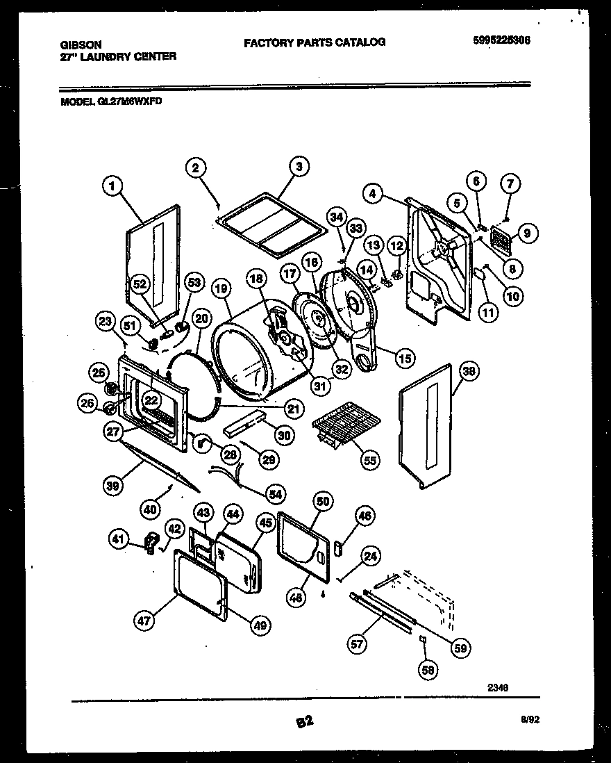 02 - CABINET AND COMPONENT PARTS