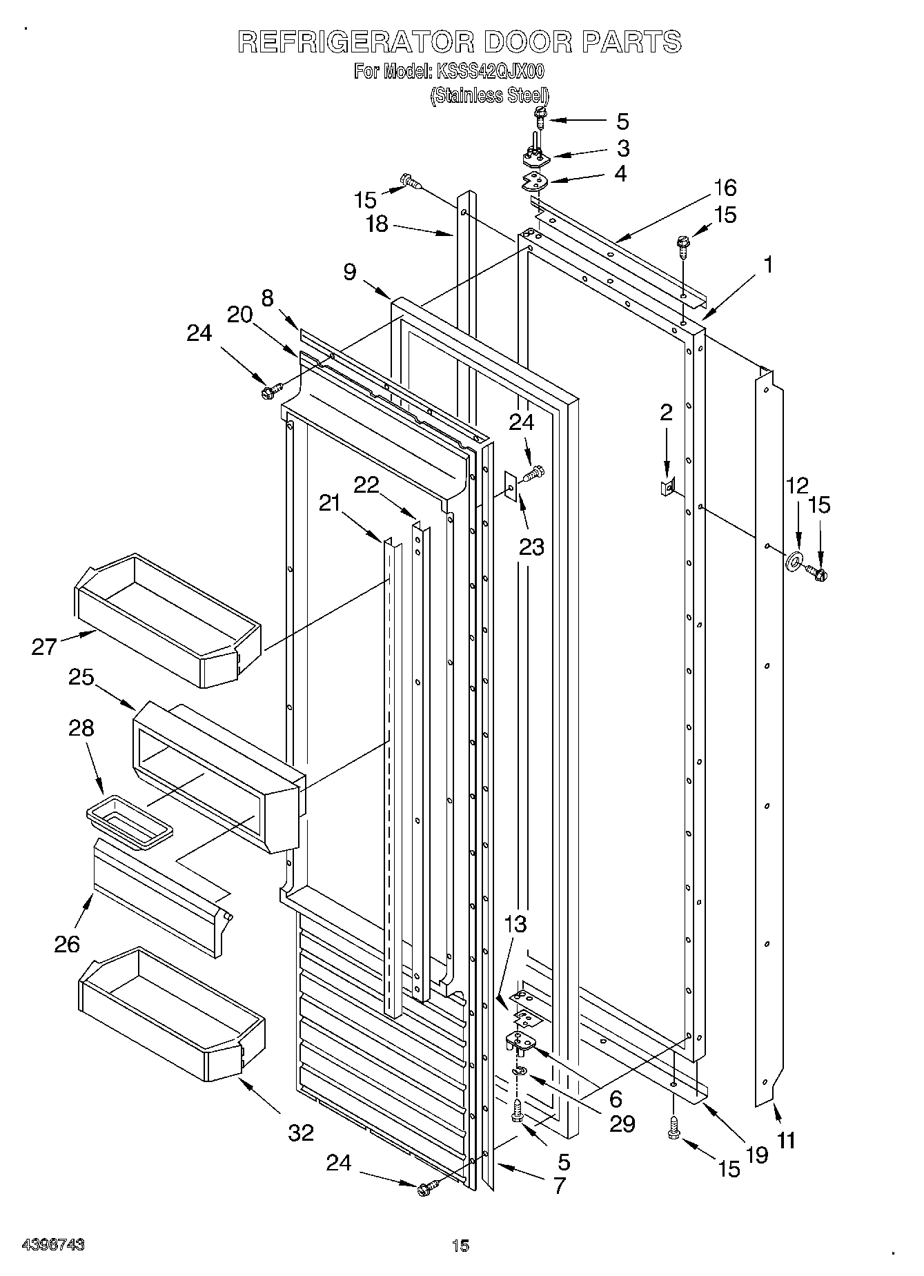 11 - REFRIGERATOR DOOR