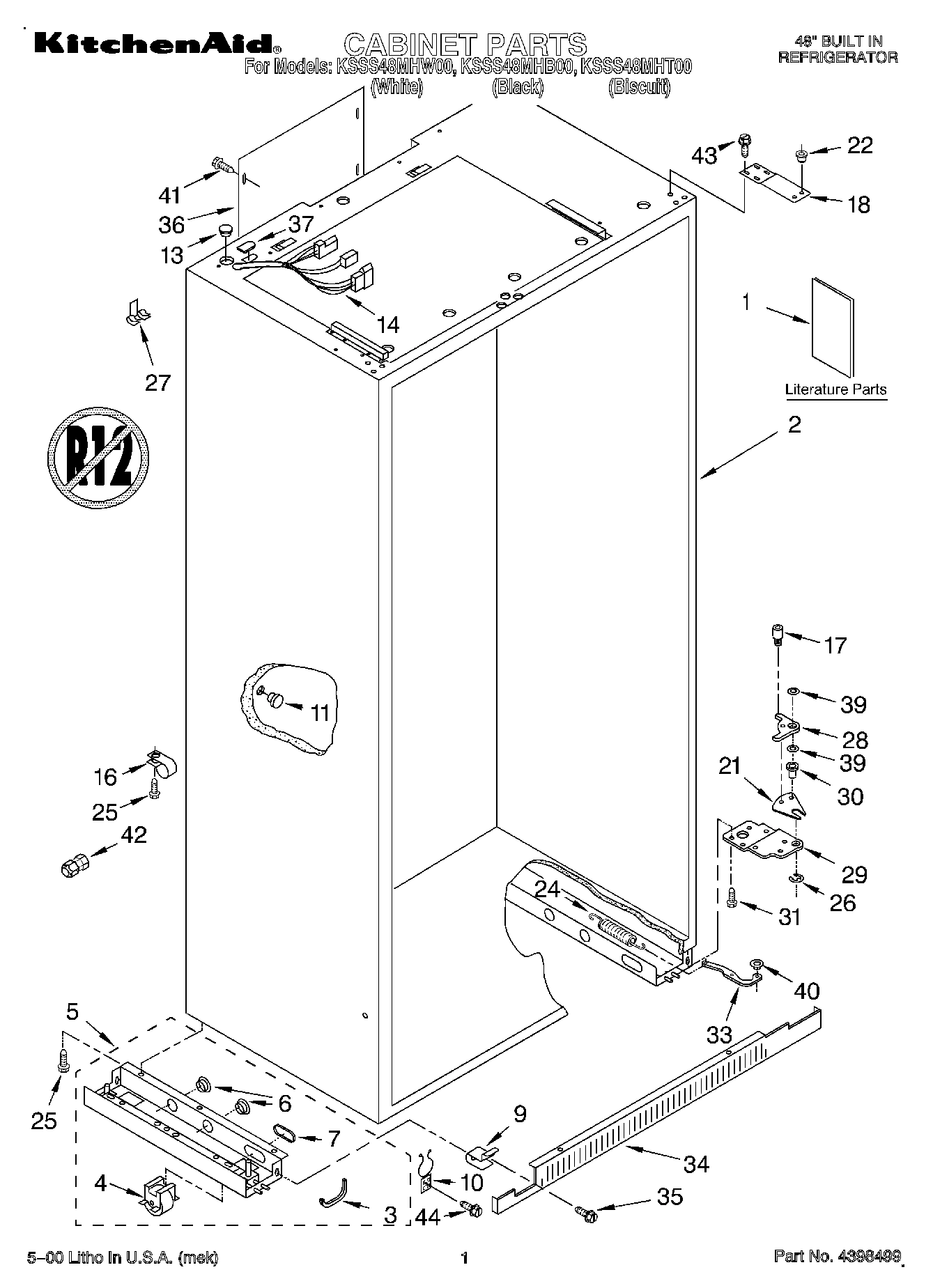 01 - CABINET, LITERATURE
