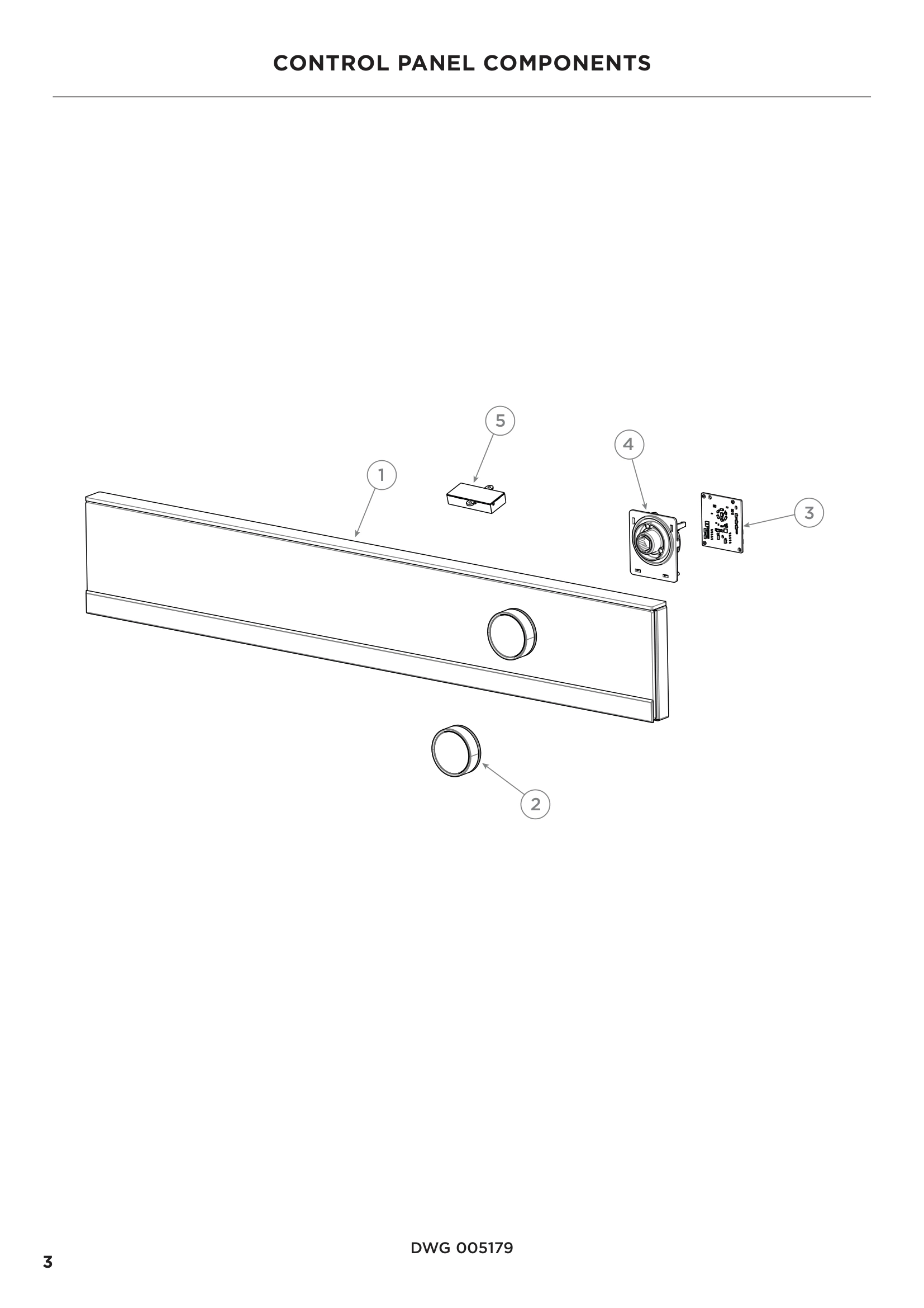 CONTROL PANEL COMPONENTS