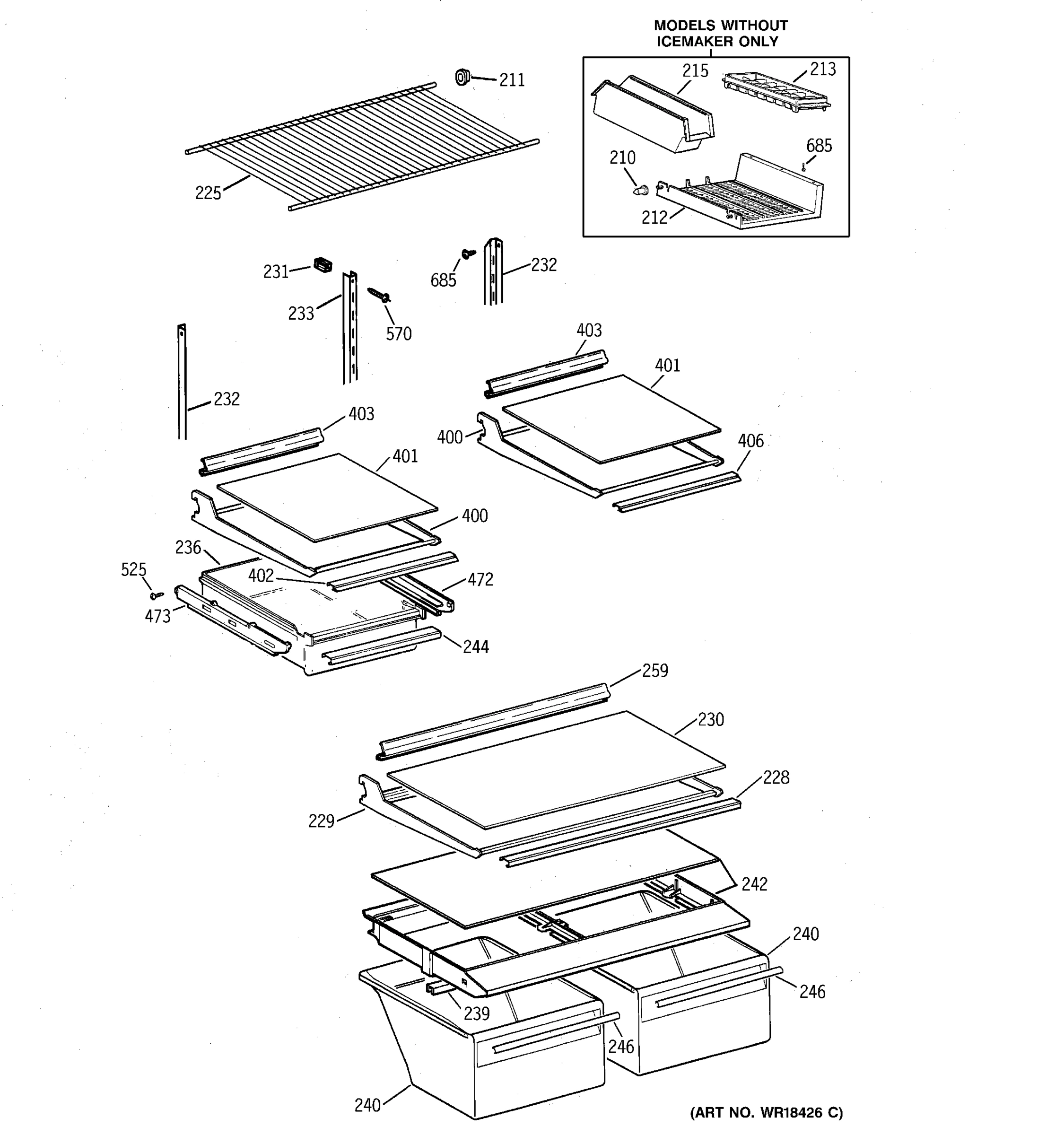 SHELF PARTS