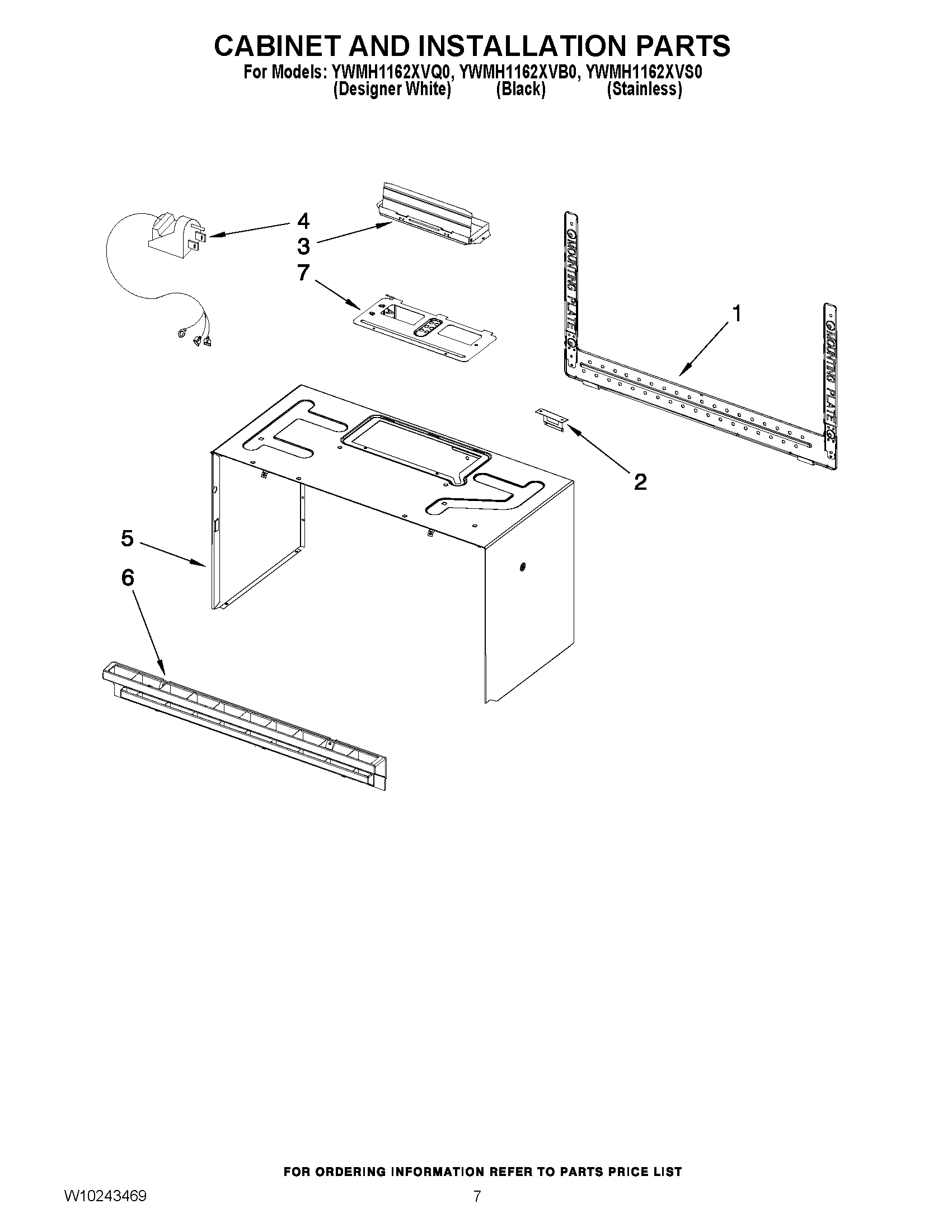 06 - CABINET AND INSTALLATION PARTS