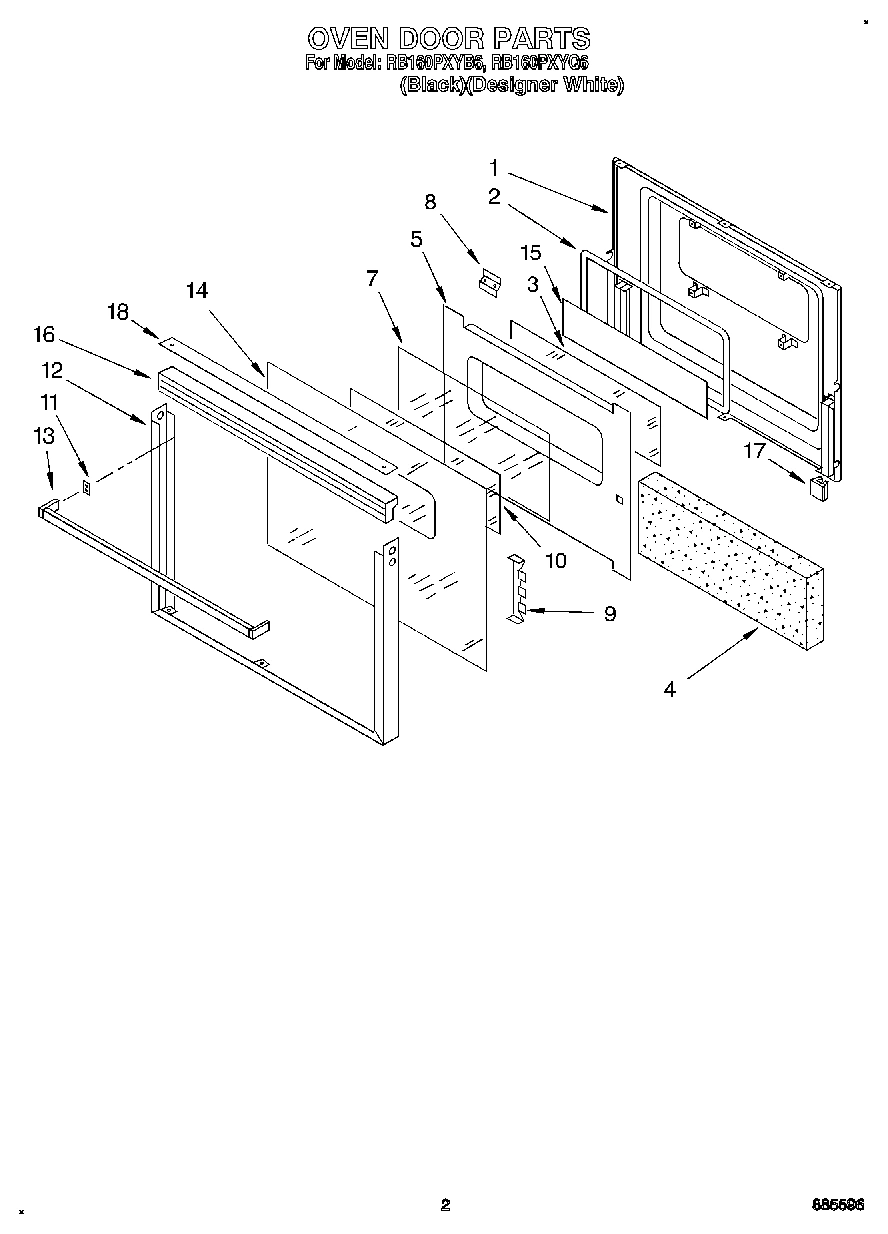 02 - OVEN DOOR