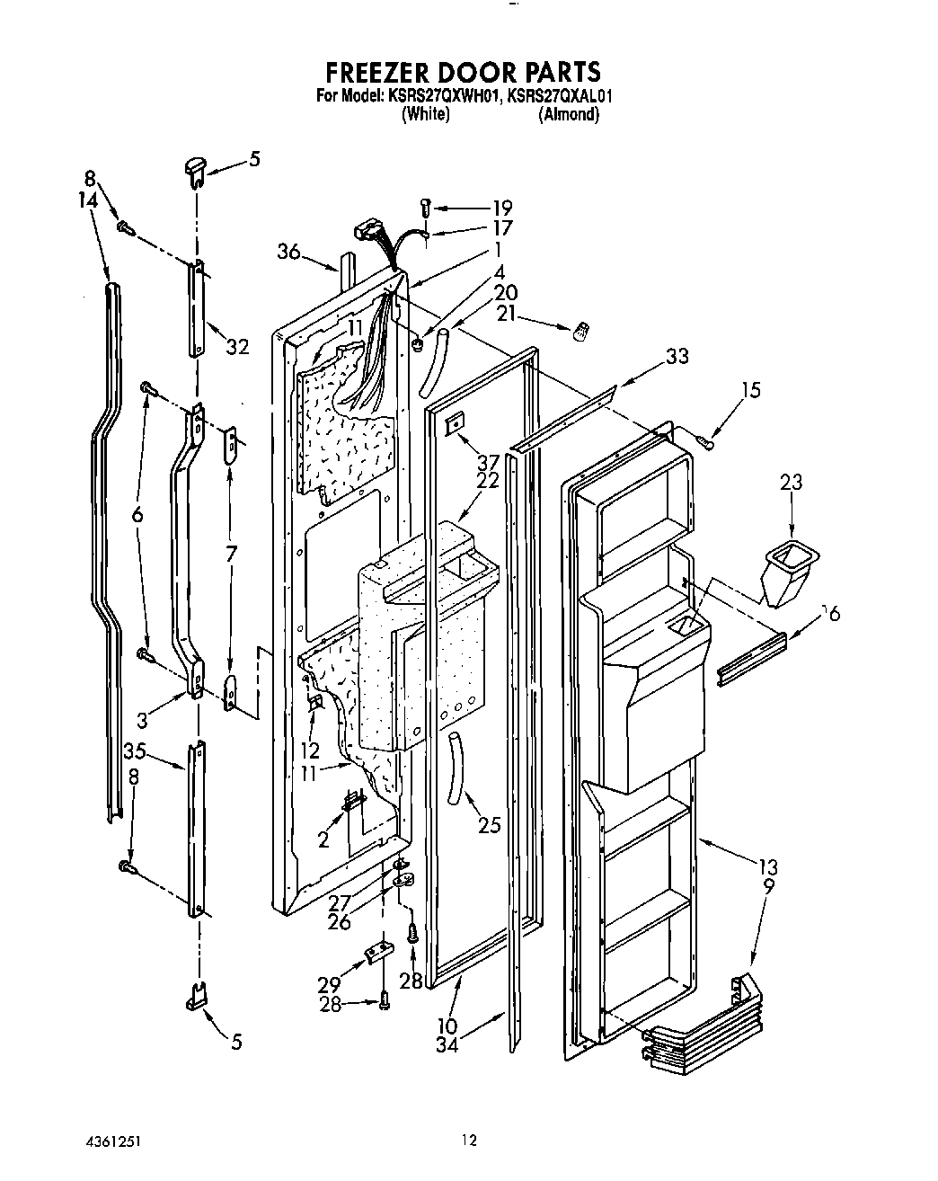 08 - FREEZER DOOR