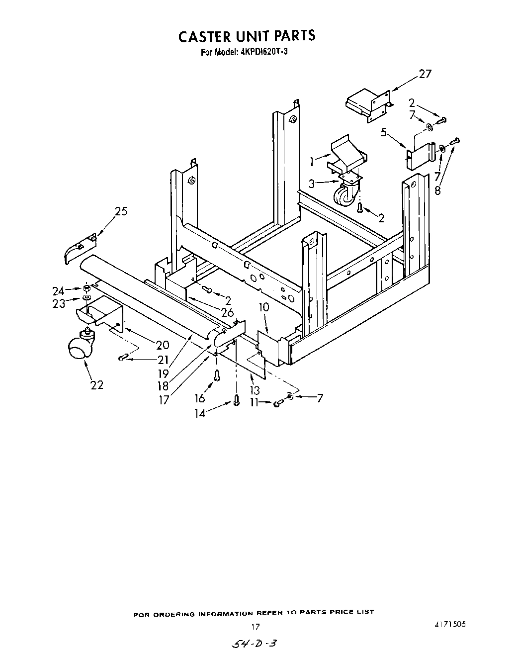 14 - CASTER UNIT