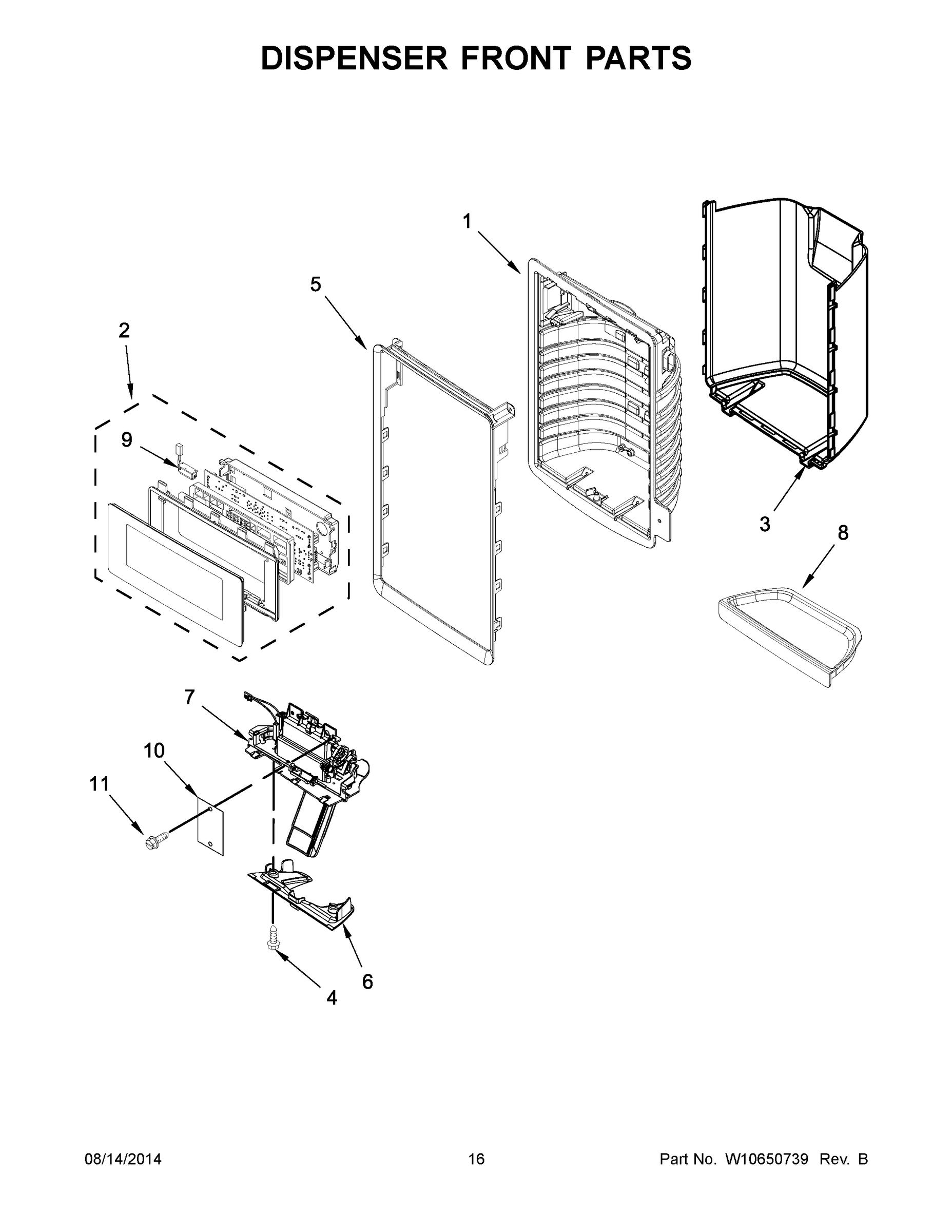 09 - DISPENSER FRONT PARTS