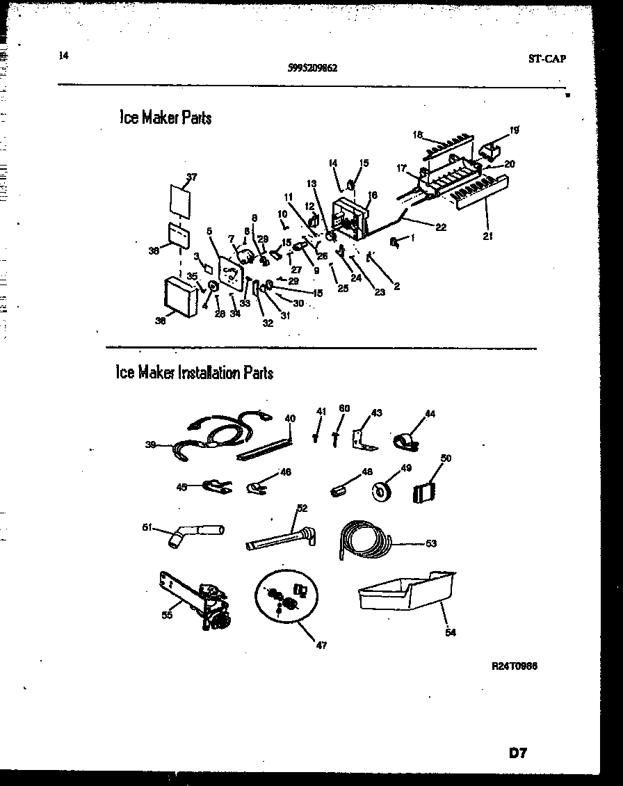 08 - ICE MAKER AND INSTALLATION PARTS