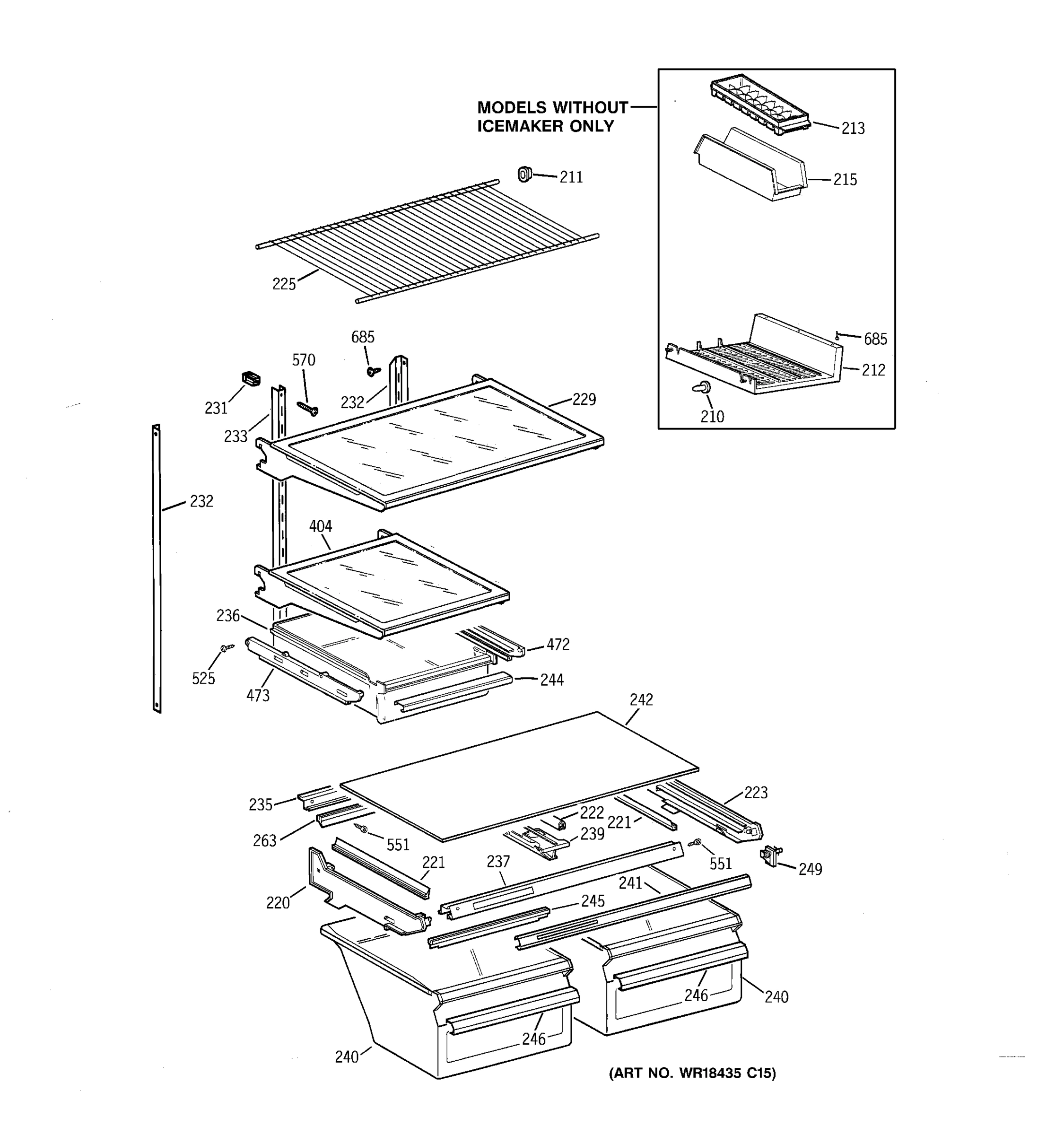 SHELF PARTS