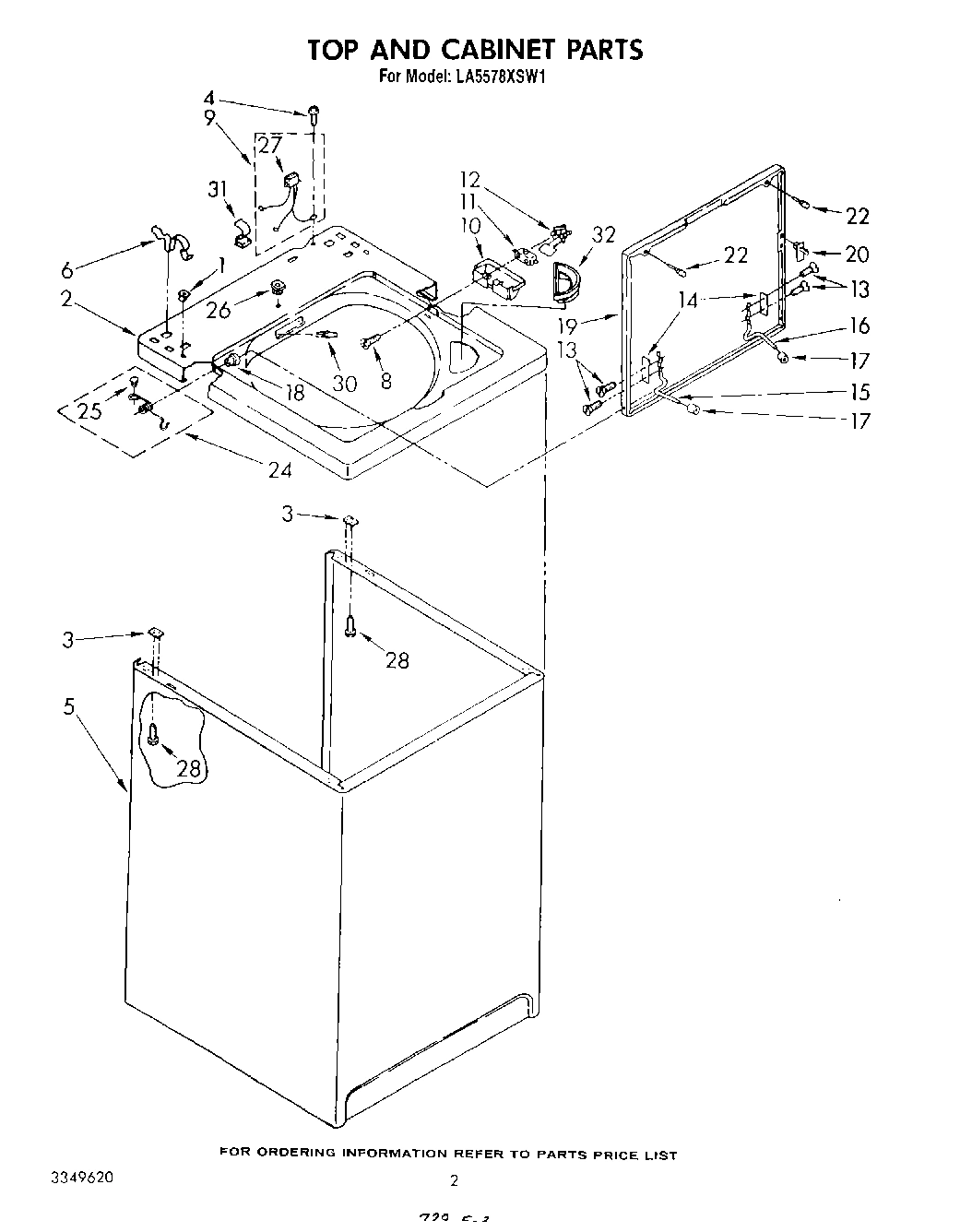 02 - TOP AND CABINET , LITERATURE AND OPTIONAL
