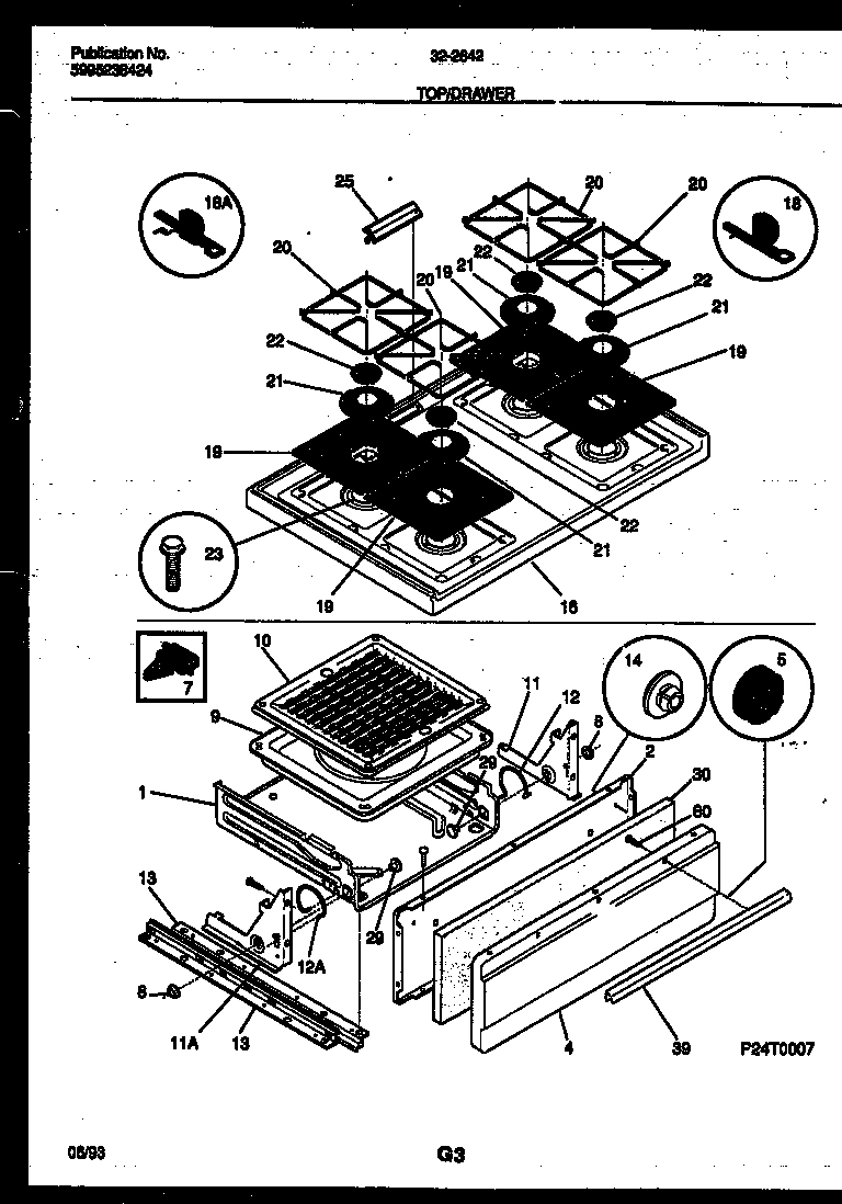 05 - COOKTOP AND BROILER DRAWER PARTS