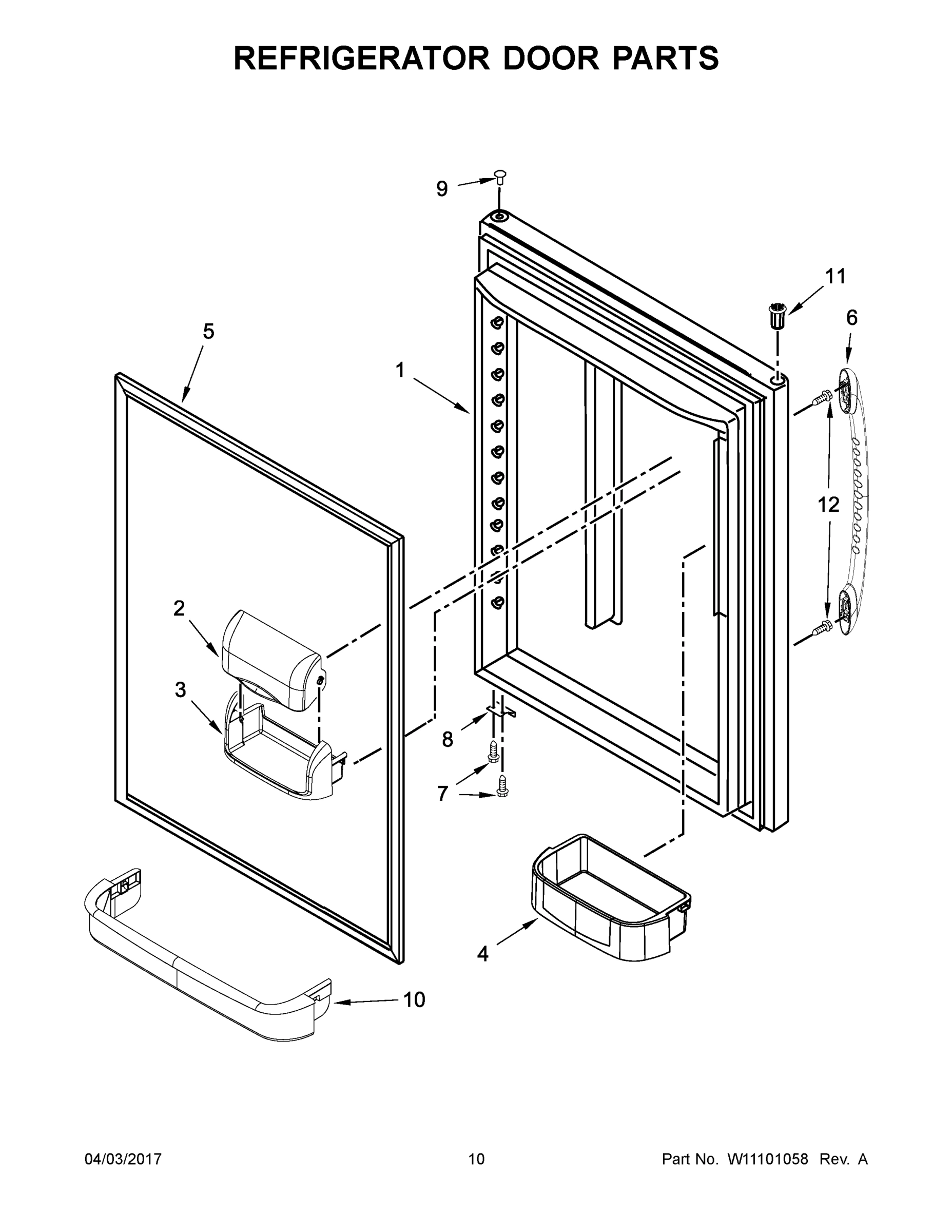 06 - REFRIGERATOR DOOR PARTS