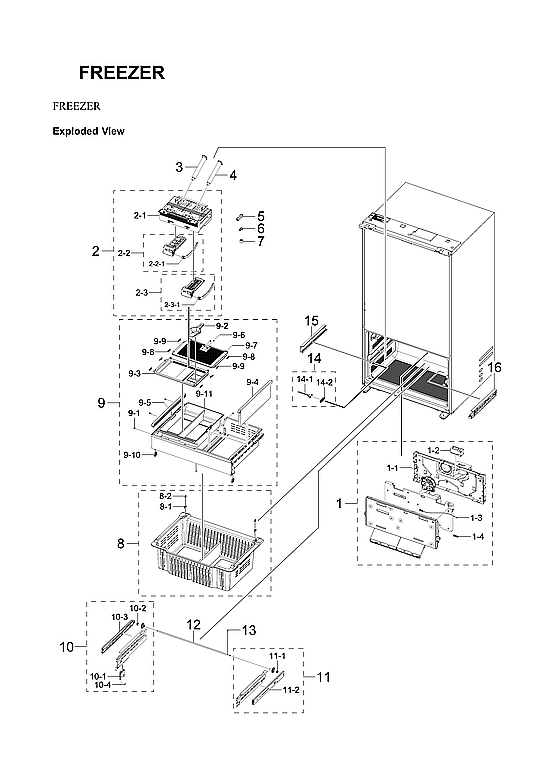 FREEZER PARTS