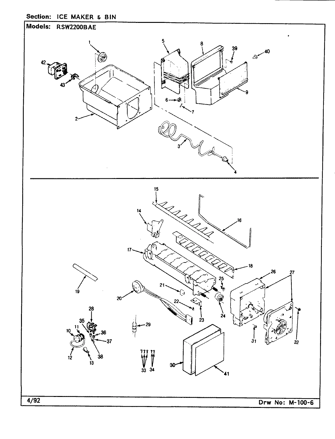 08 - ICE MAKER & BIN