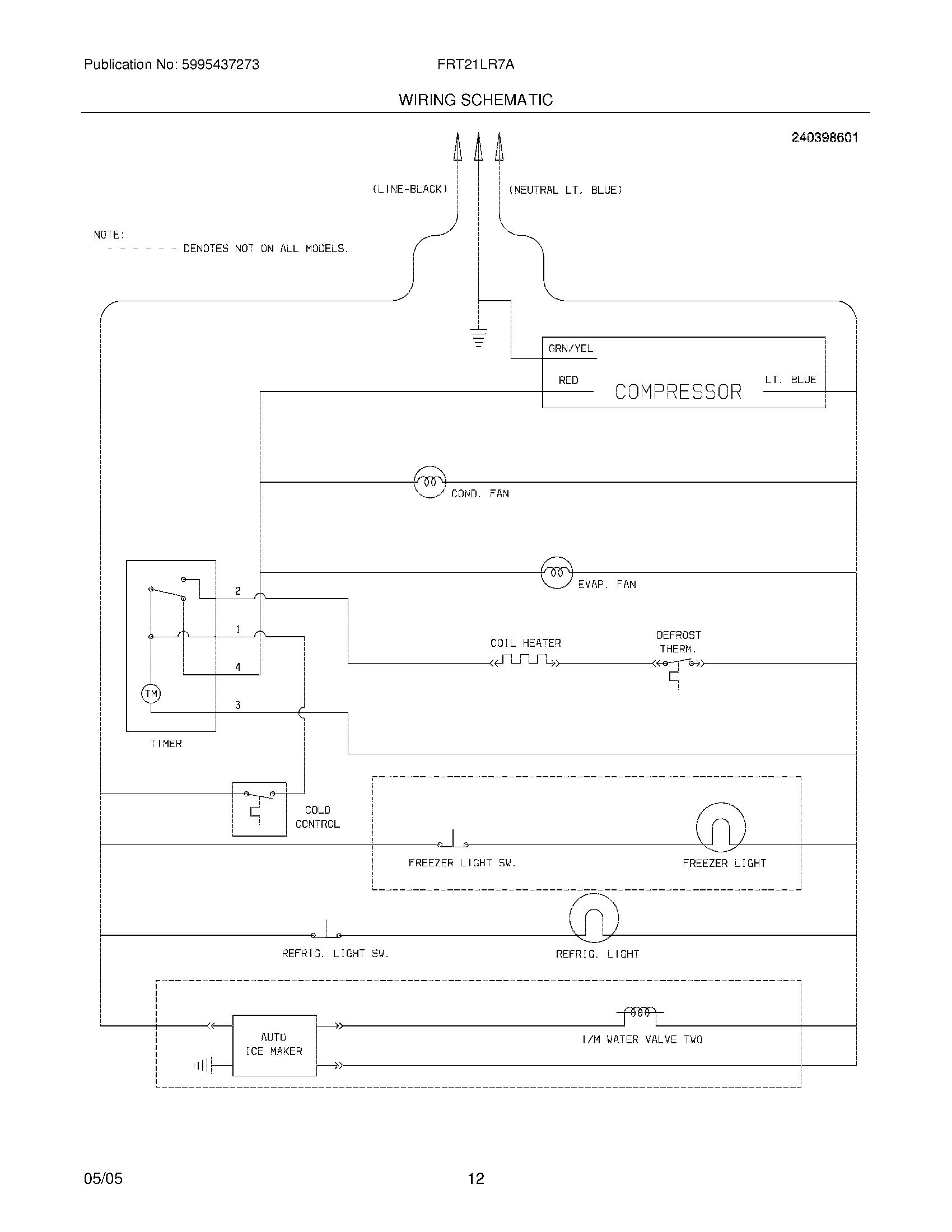 12 - WIRING SCHEMATIC