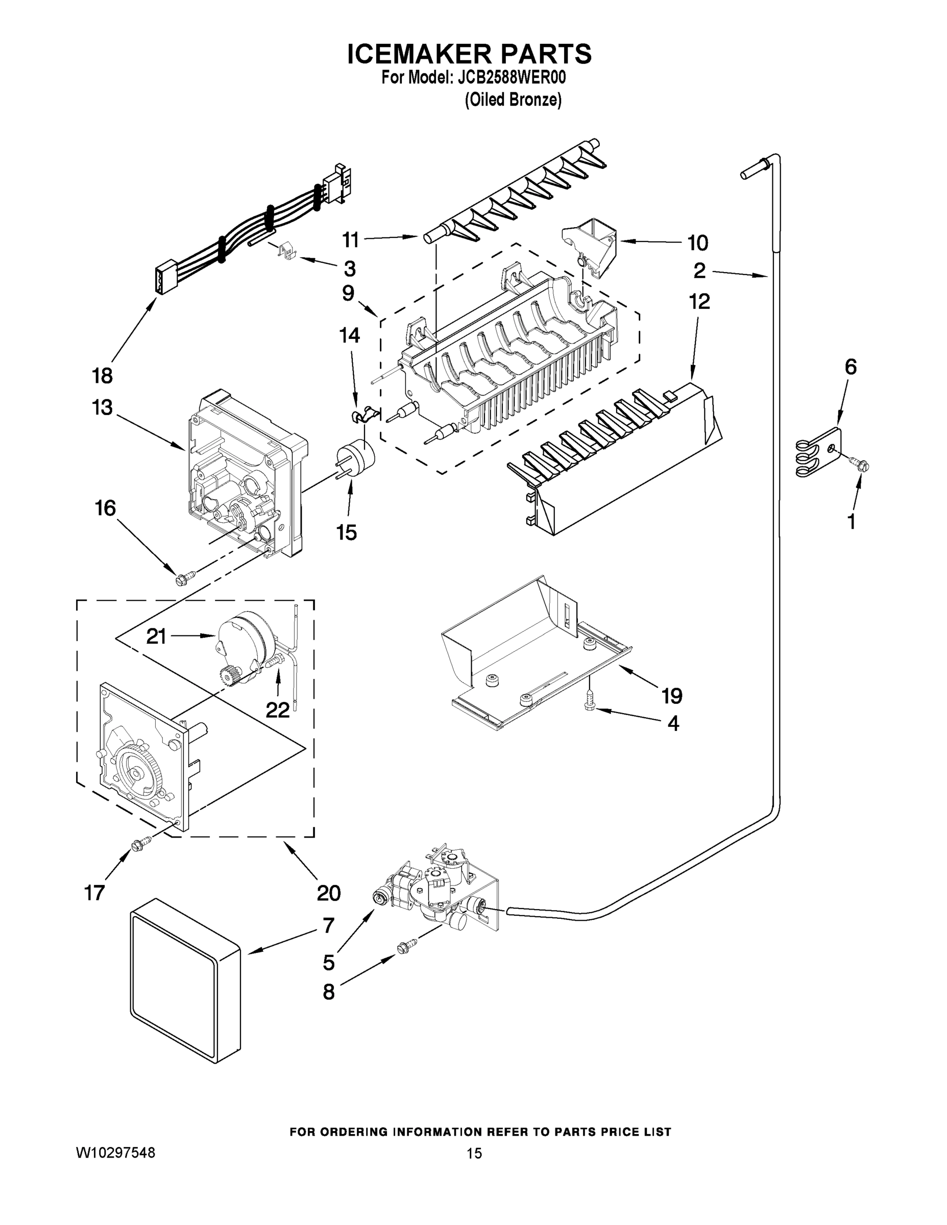 10 - ICEMAKER PARTS