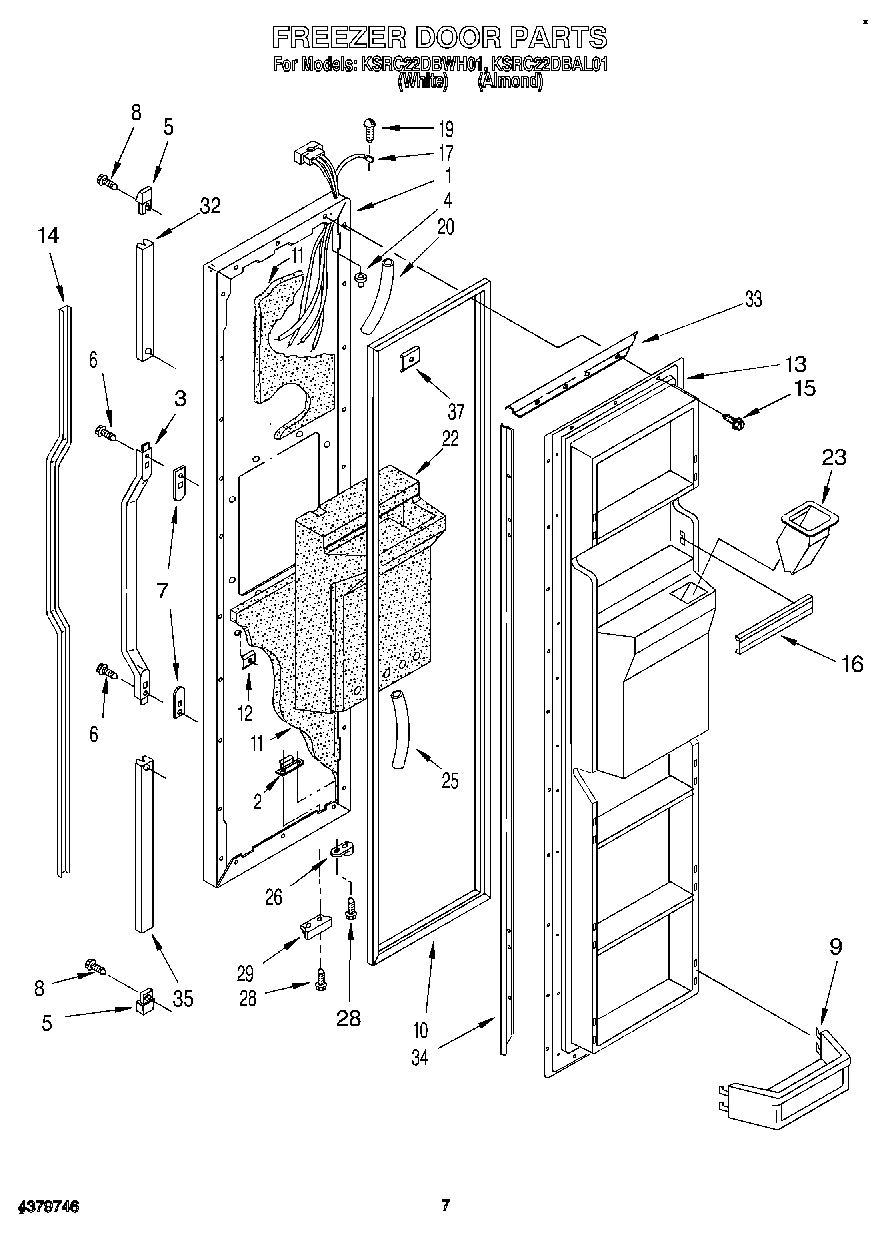 05 - FREEZER DOOR
