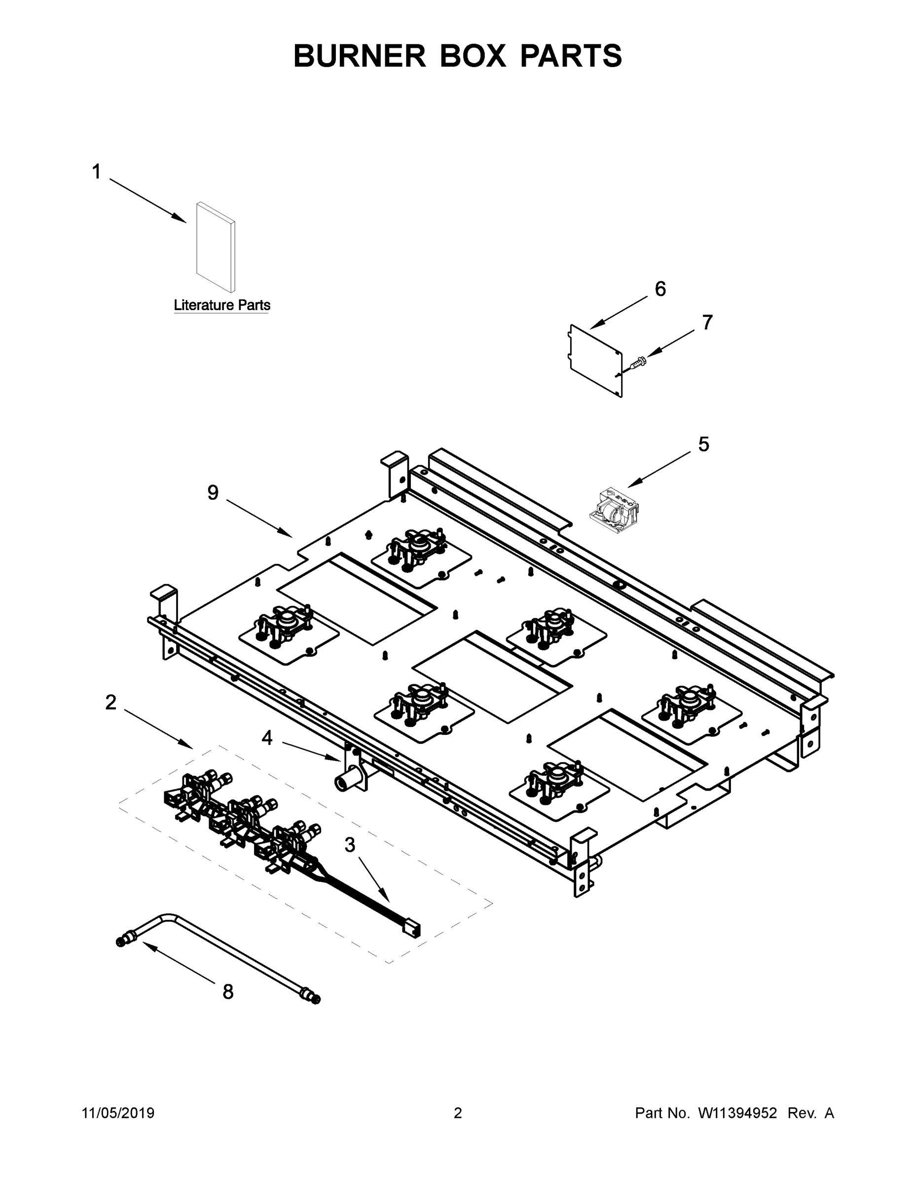 02 - BURNER BOX PARTS
