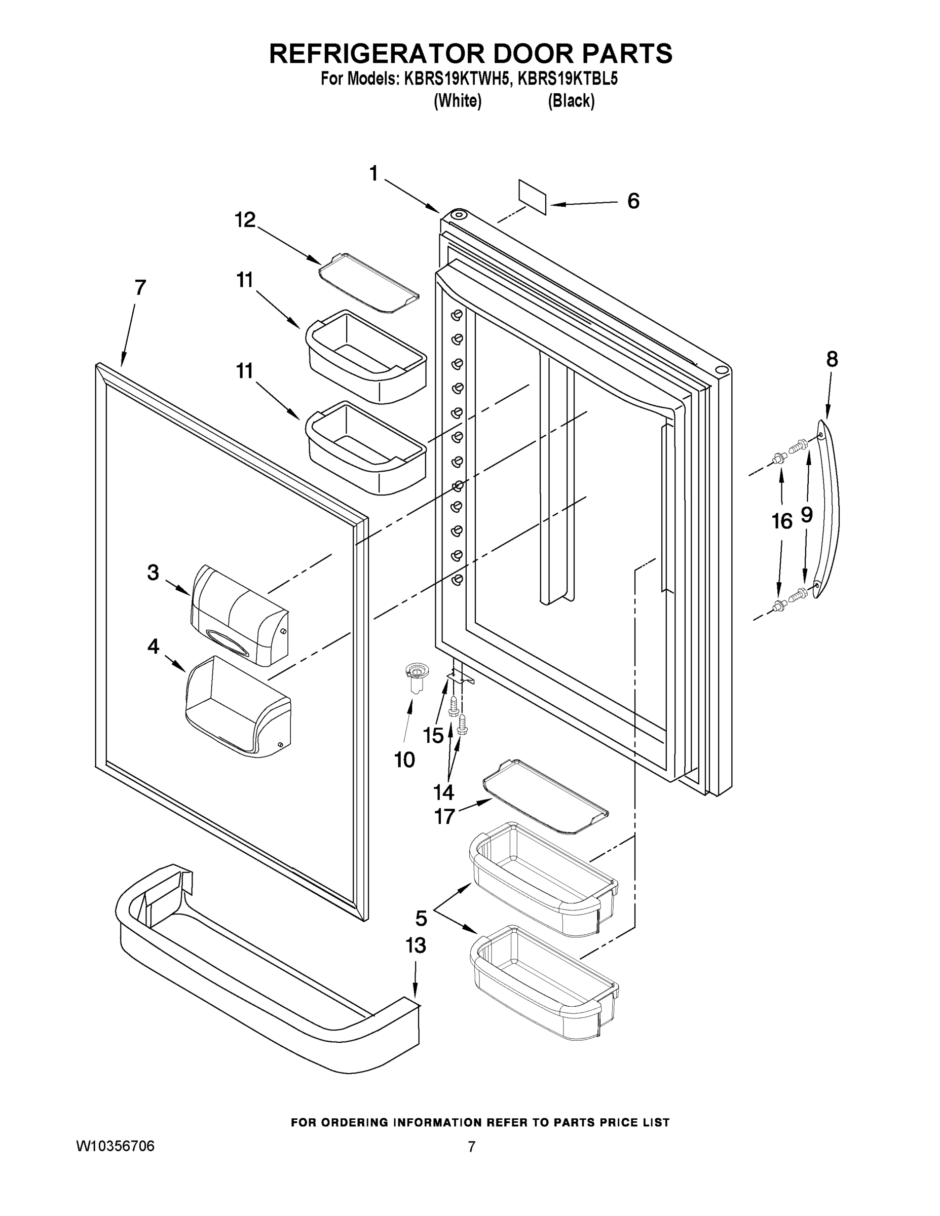 04 - REFRIGERATOR DOOR PARTS
