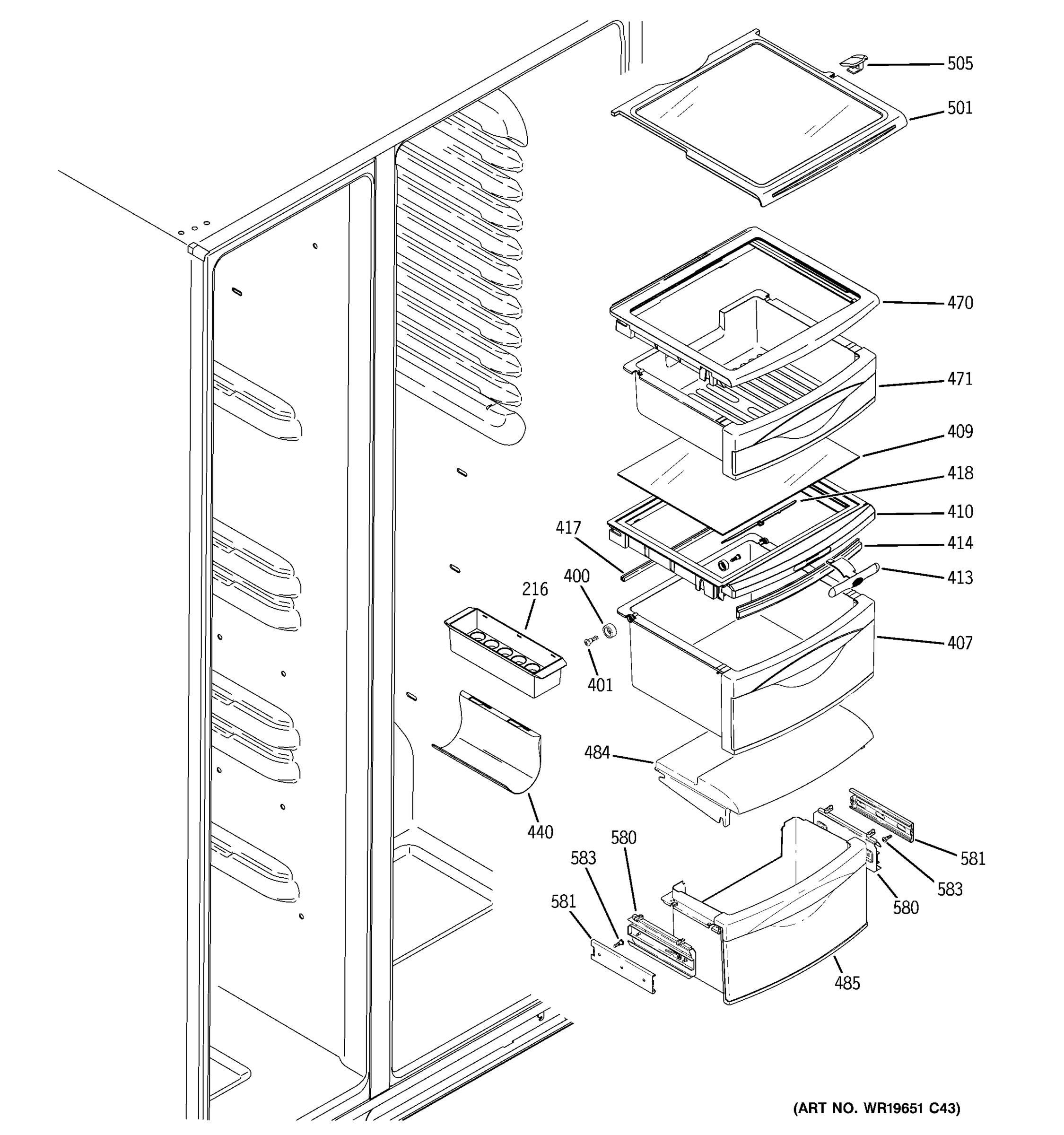 FRESH FOOD SHELVES