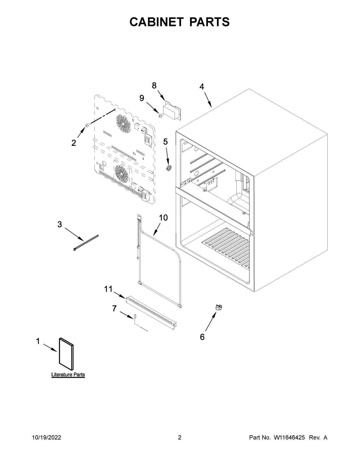 02 - CABINET PARTS