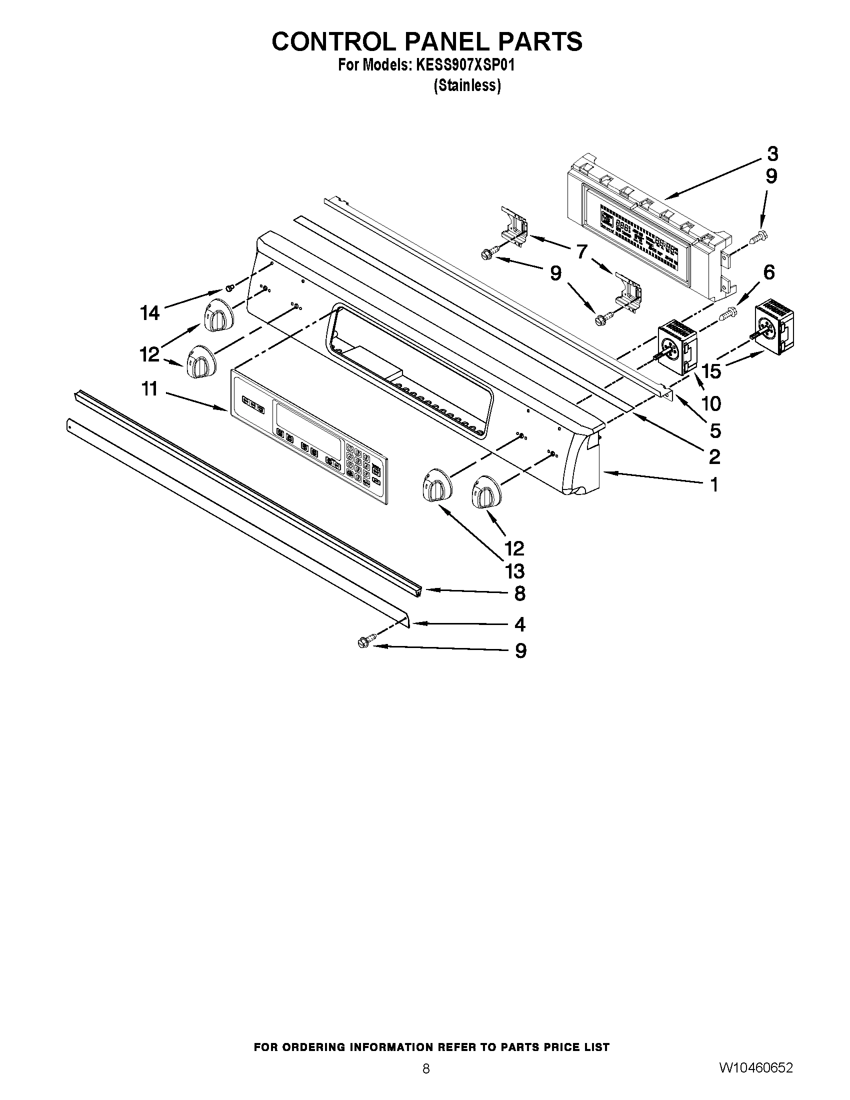 05 - CONTROL PANEL PARTS